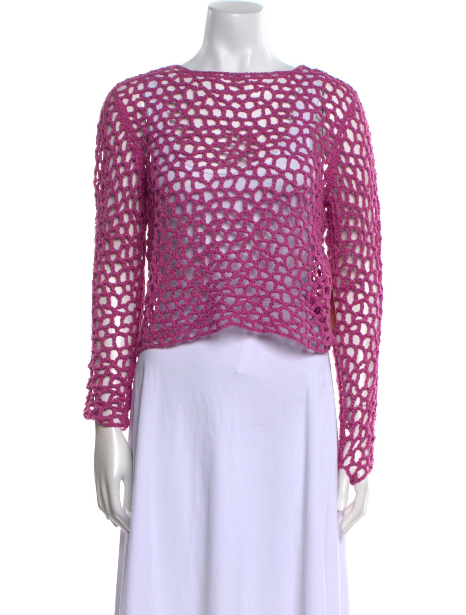 The Elder Statesman Printed Bateau Neckline Sweater w/ Tags