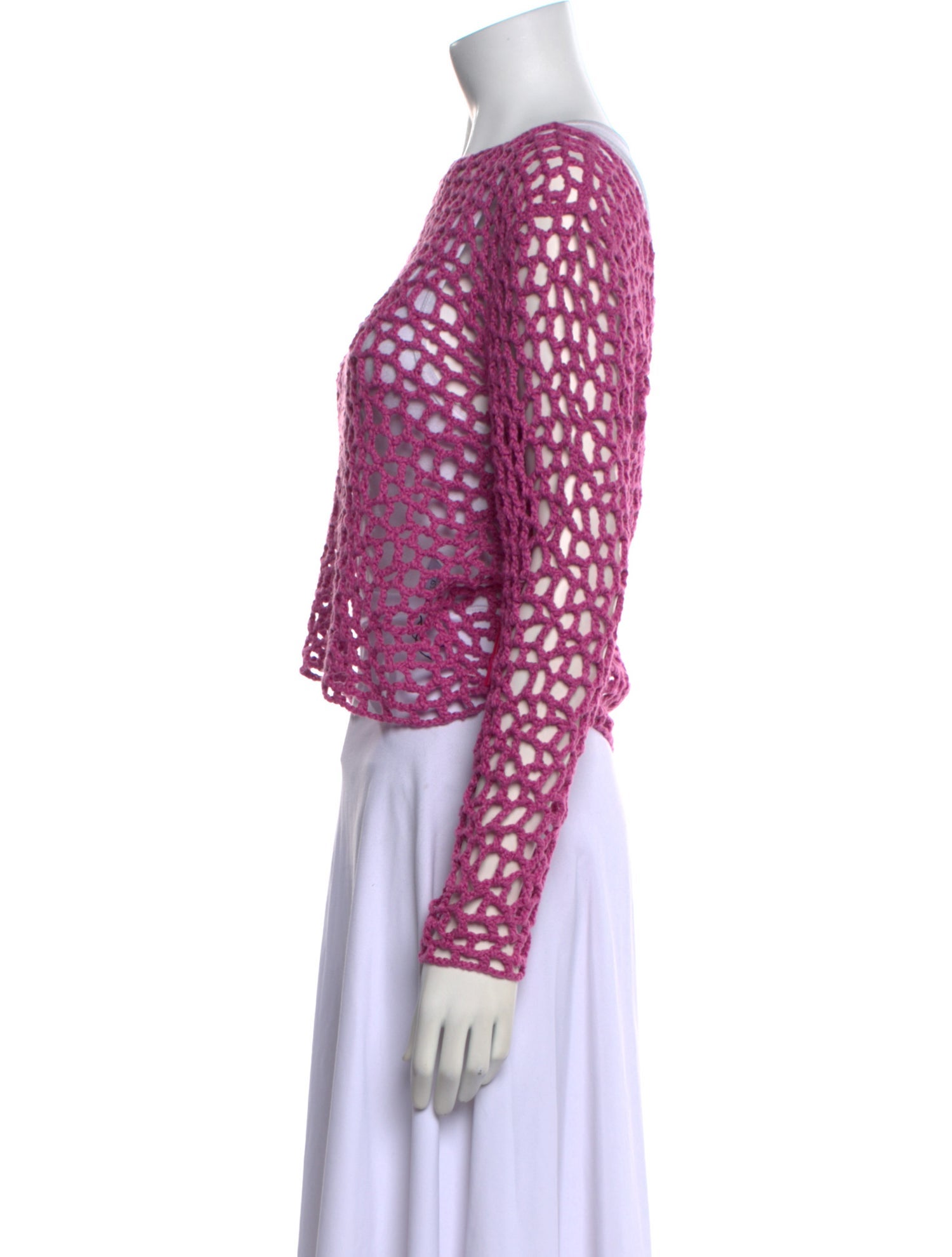 The Elder Statesman Printed Bateau Neckline Sweater w/ Tags