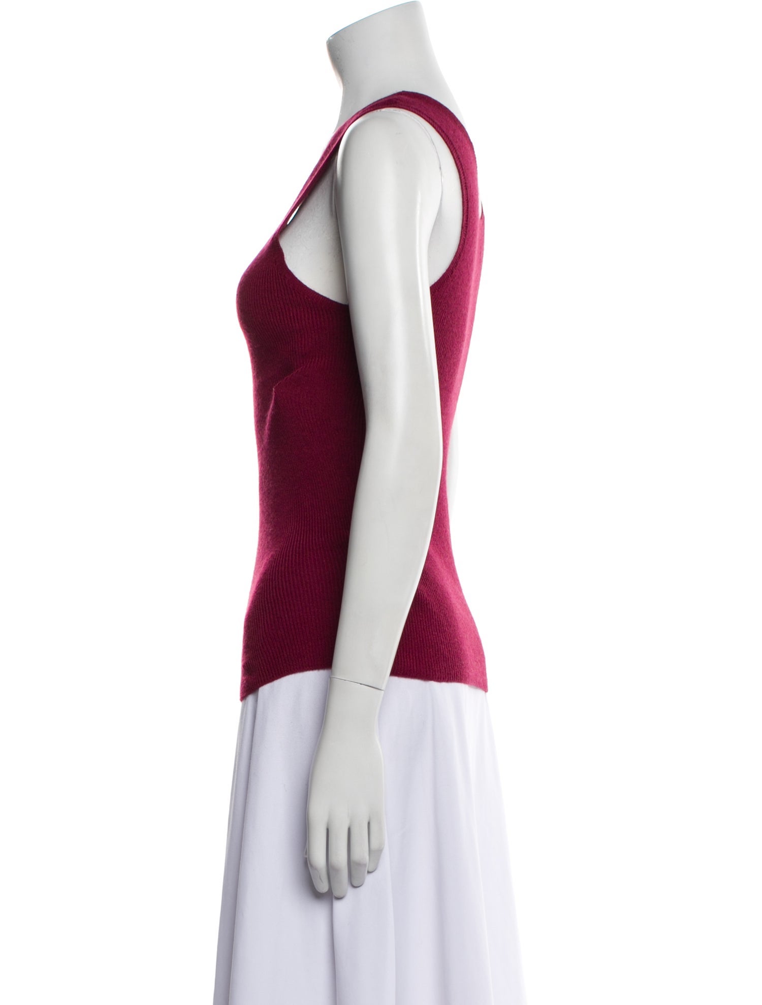 The Elder Statesman Silk Scoop Neck Top w/ Tags