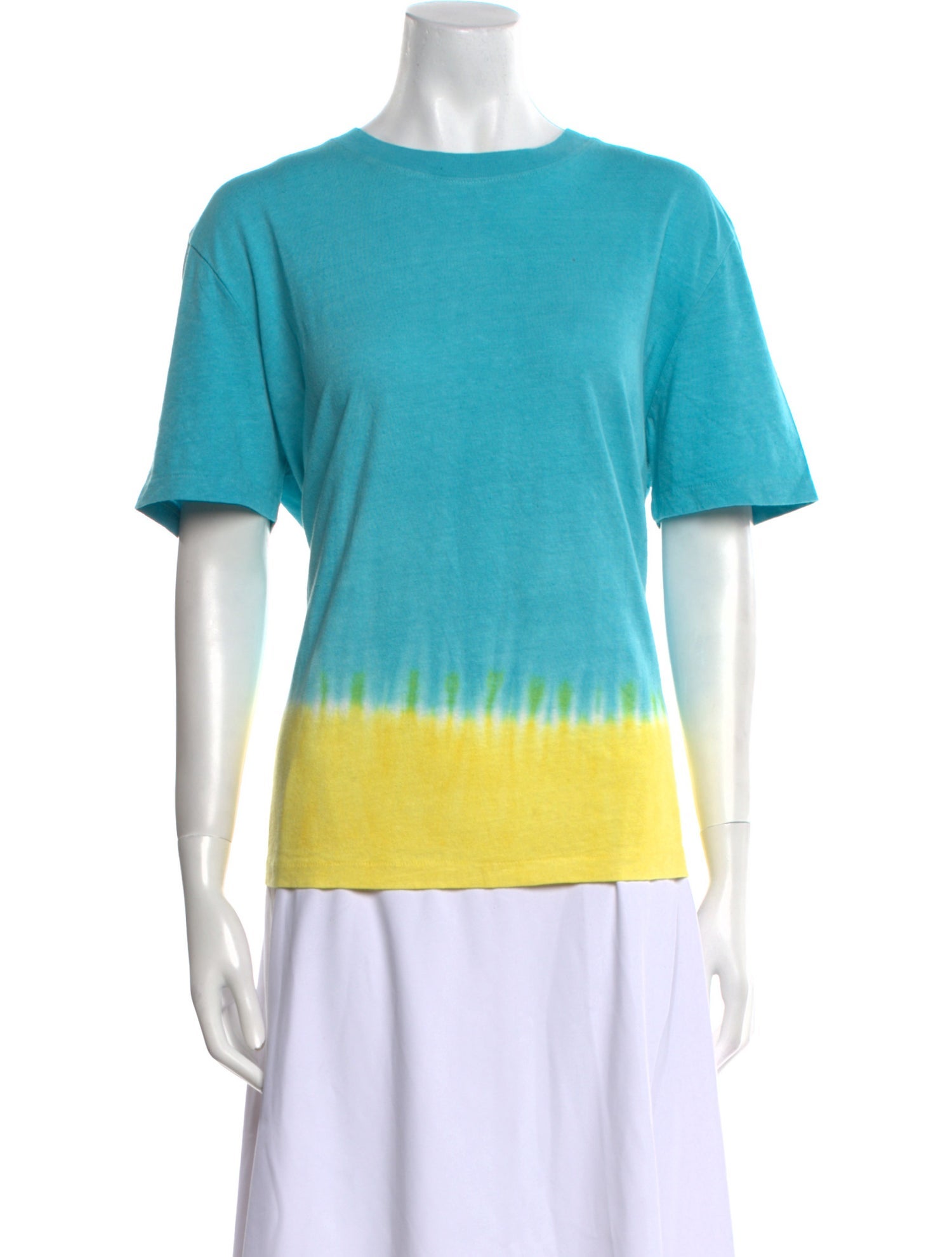 The Elder Statesman Tie-Dye Print Crew Neck T-Shirt w/ Tags