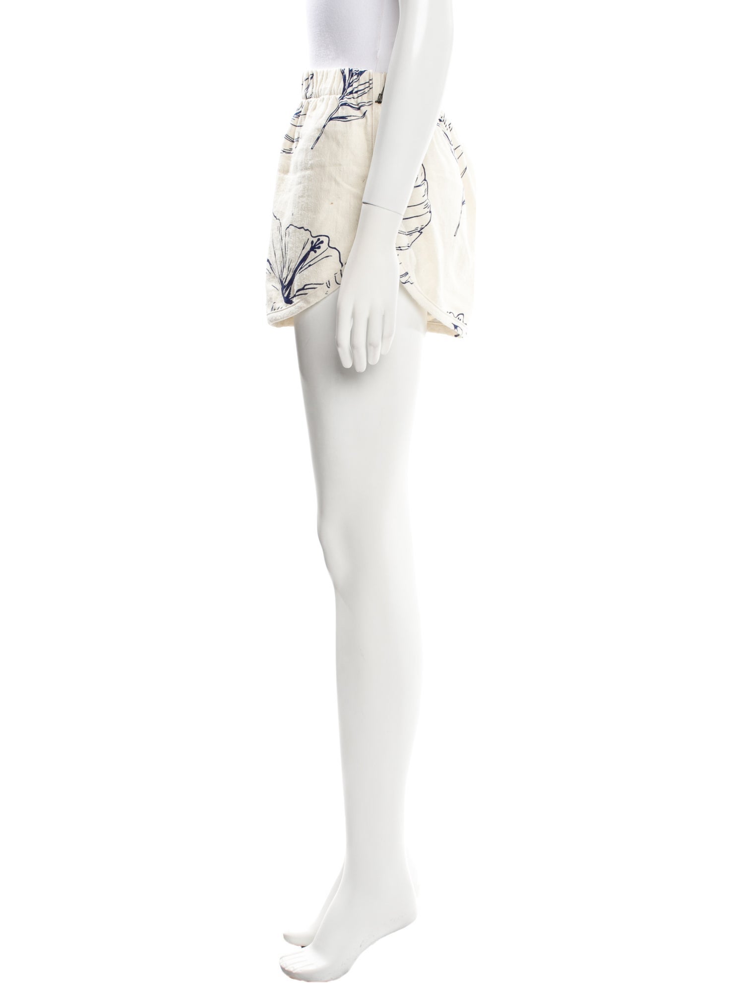 The Elder Statesman Printed Mini Shorts w/ Tags