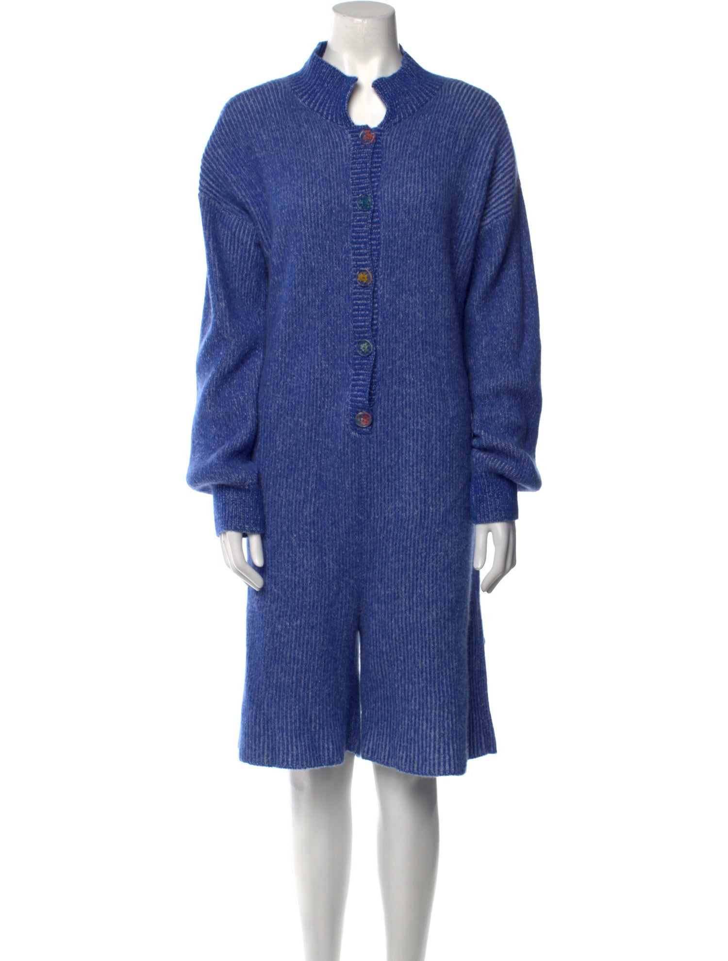 The Elder Statesman Cashmere Crew Neck Romper