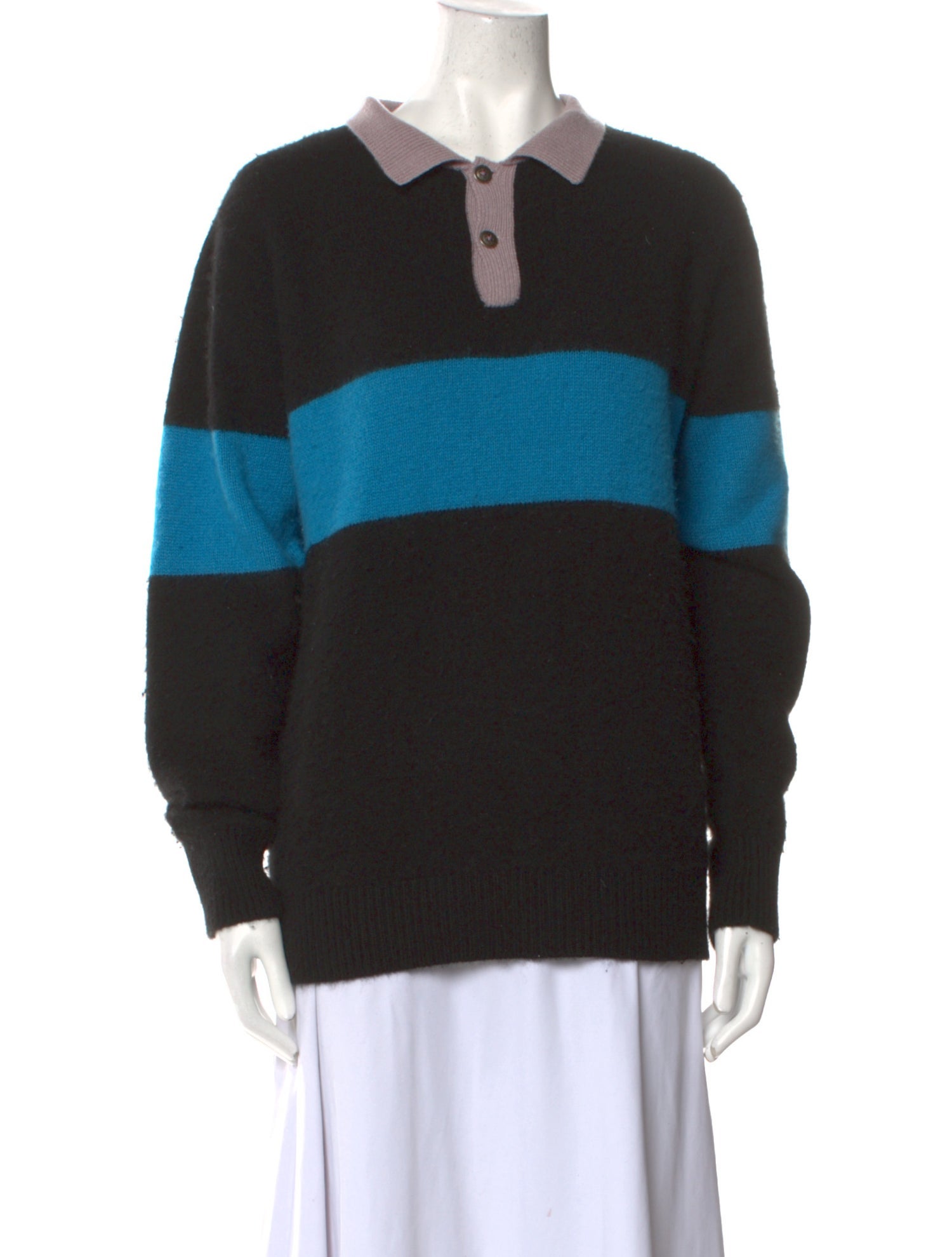 The Elder Statesman Cashmere Striped Sweater
