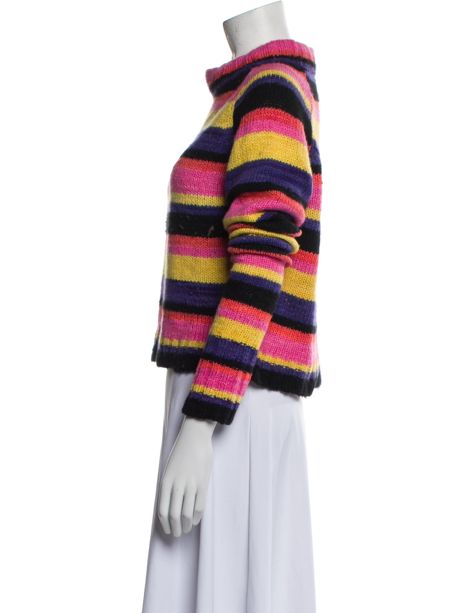 The Elder Statesman Cashmere Striped Sweater
