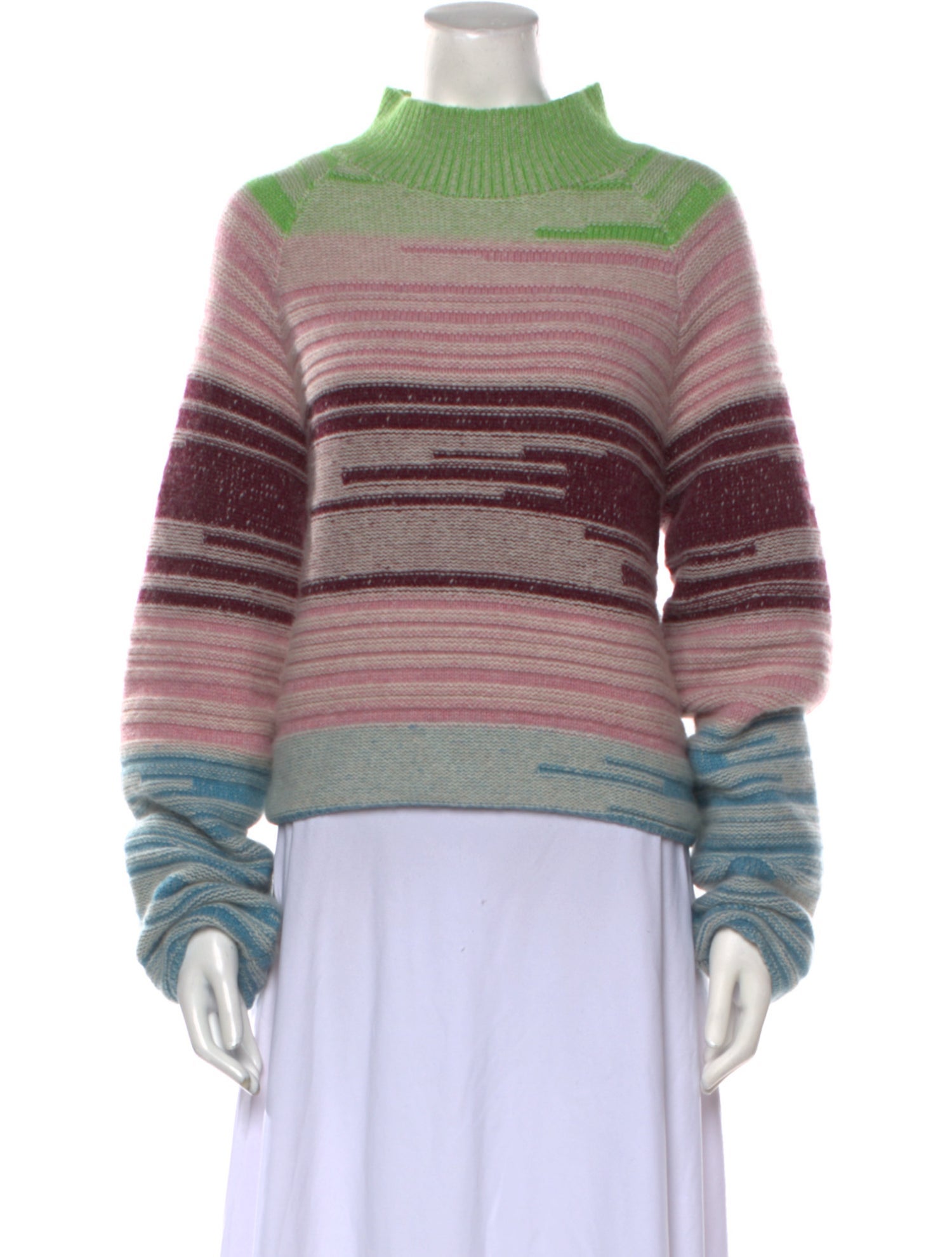 The Elder Statesman Cashmere Striped Sweater w/ Tags