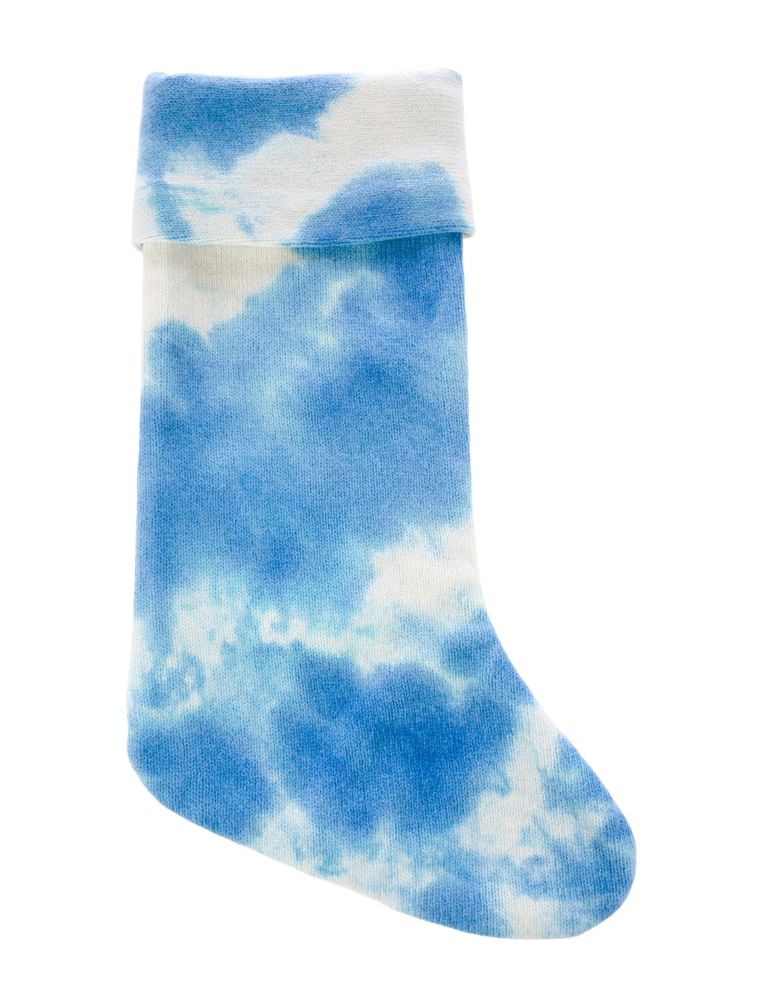 The Elder Statesman Cloud Cashmere Holiday Stocking