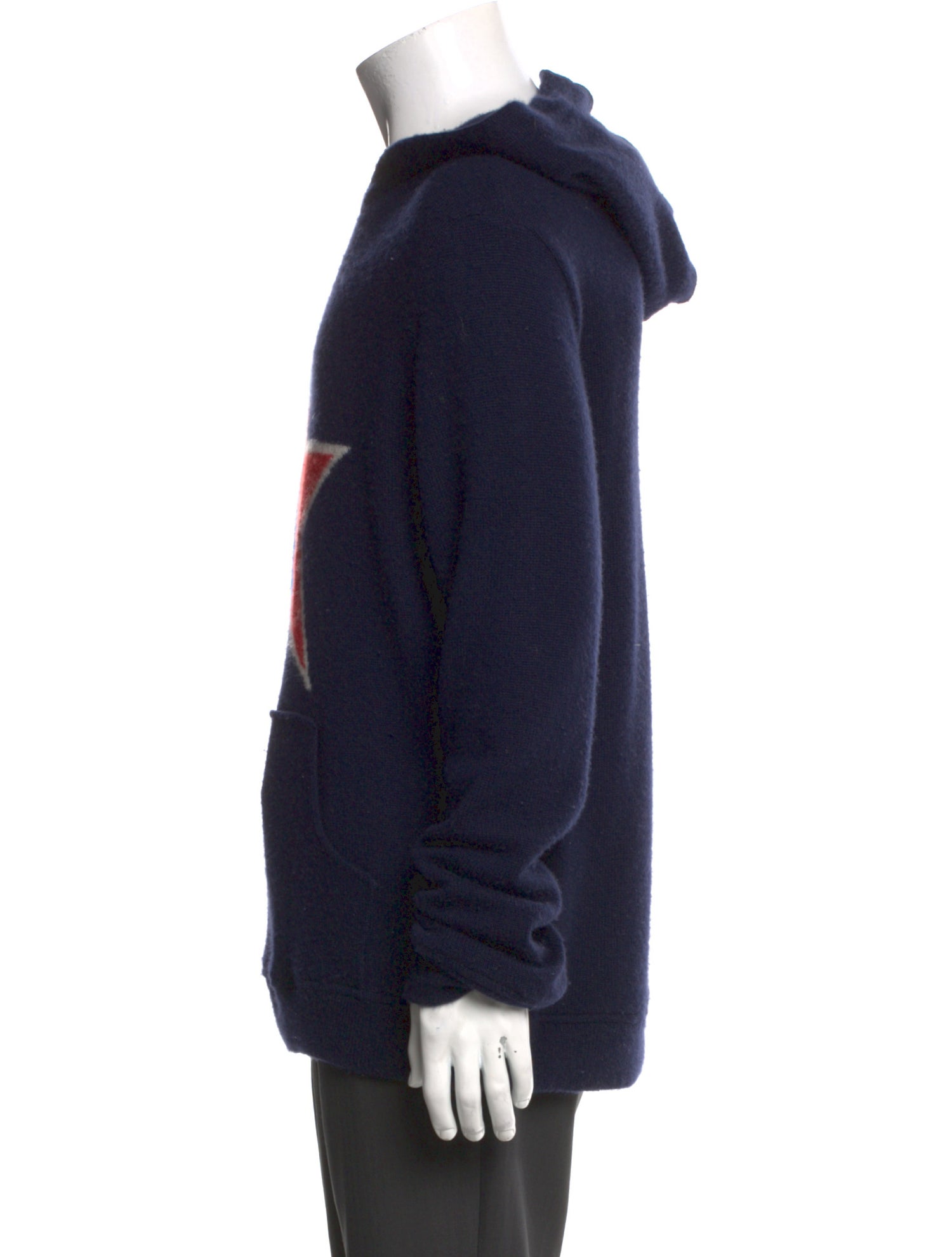 The Elder Statesman Cashmere Graphic Print Hoodie