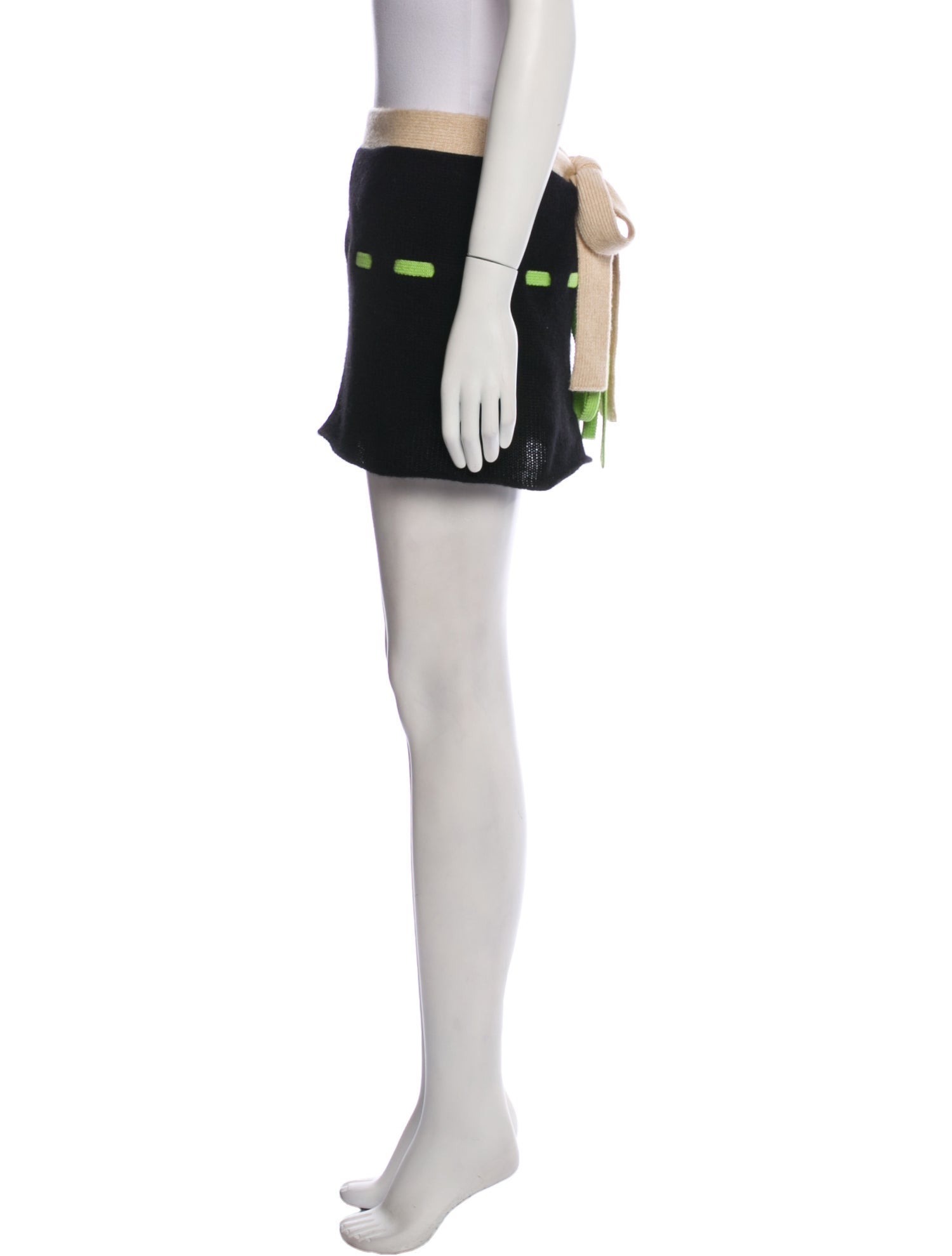 The Elder Statesman Cashmere Mini Skirt