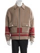 The Elder Statesman Wool Plaid Print Utility Jacket