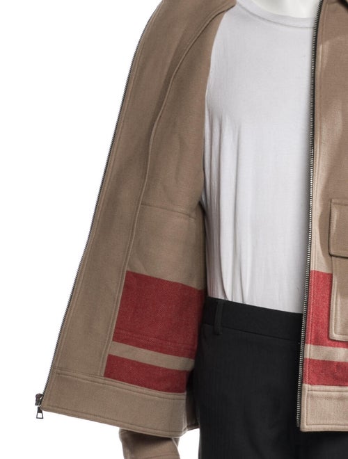 The Elder Statesman Wool Plaid Print Utility Jacket