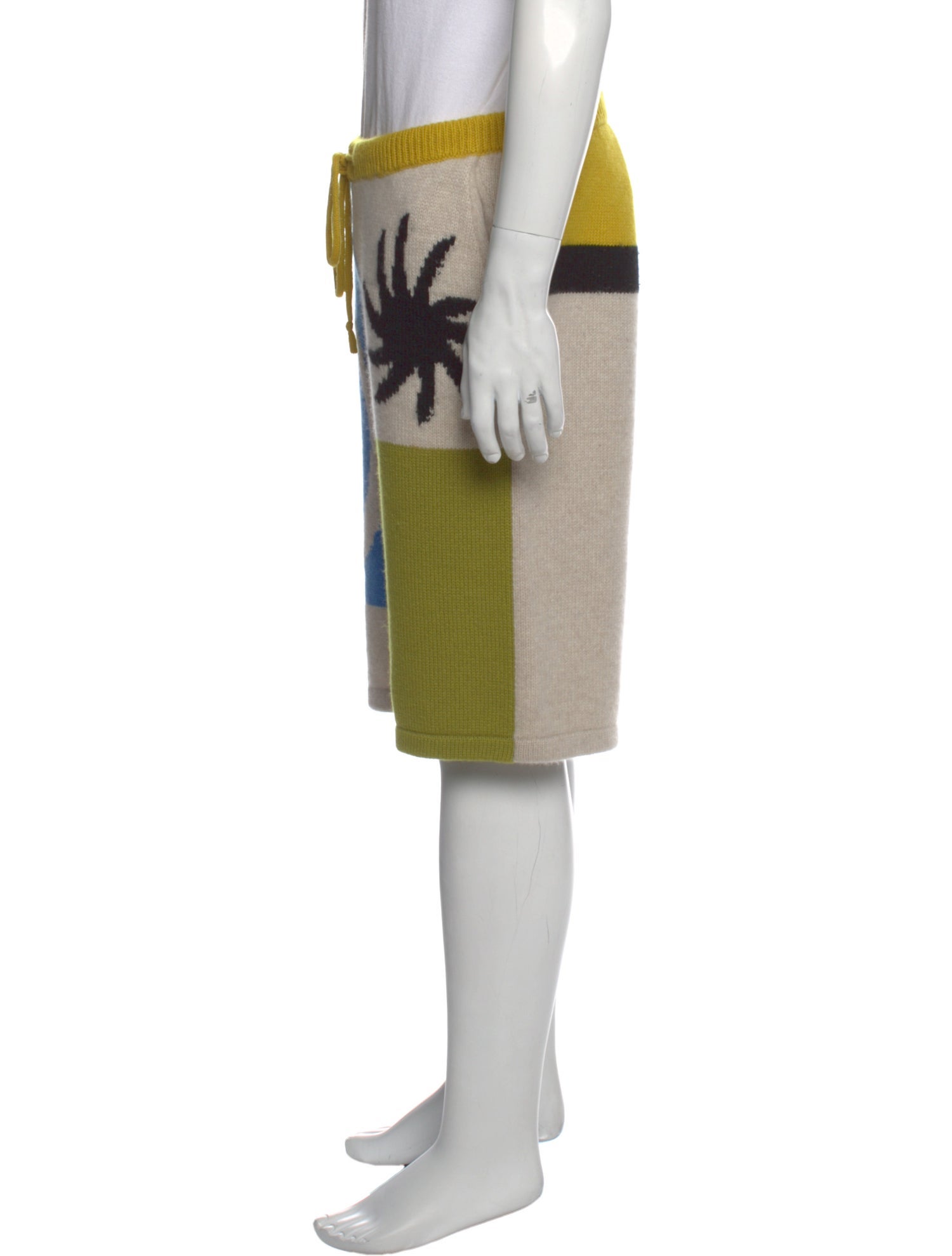 The Elder Statesman Cashmere Jogger Shorts