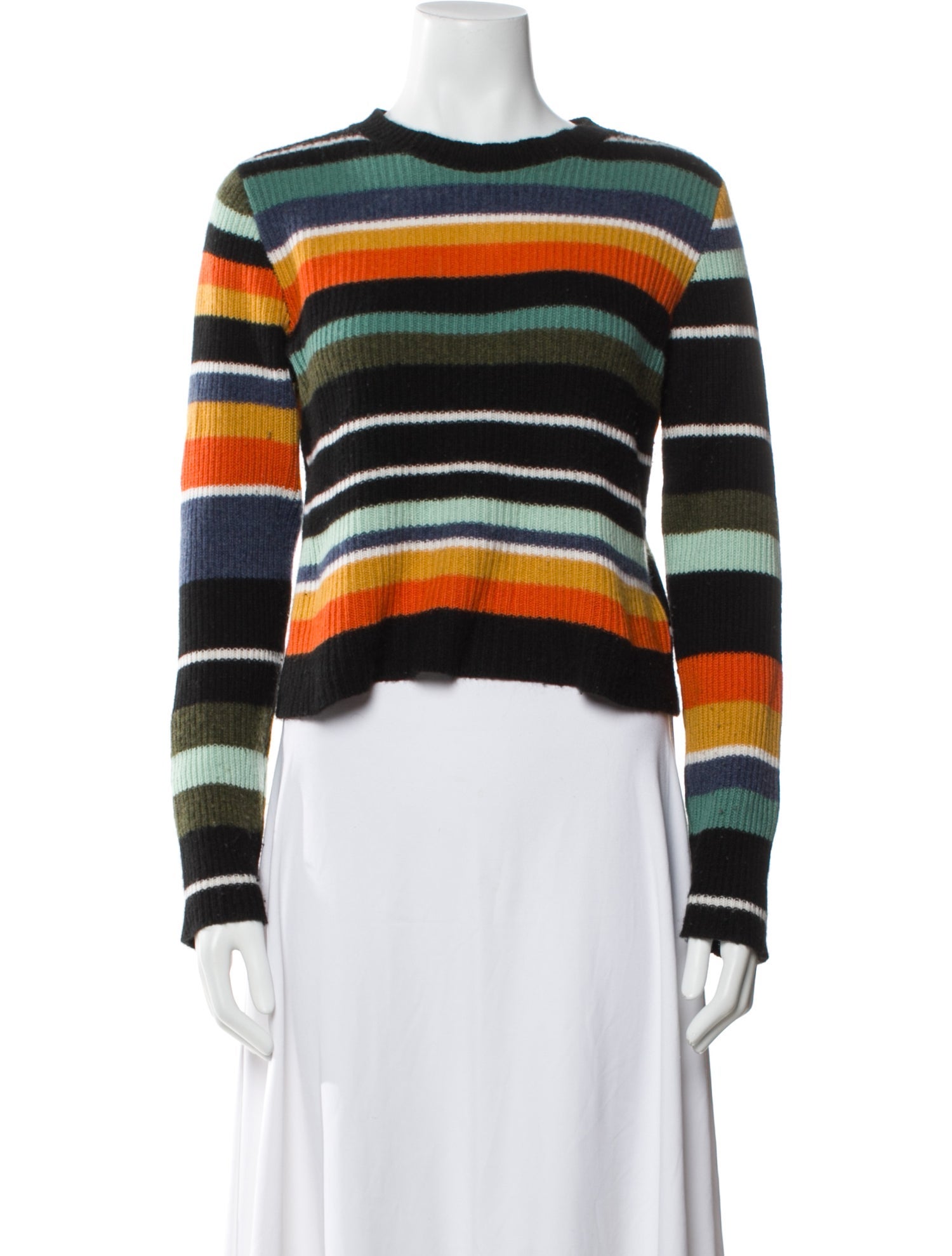 The Elder Statesman Cashmere Striped Sweater