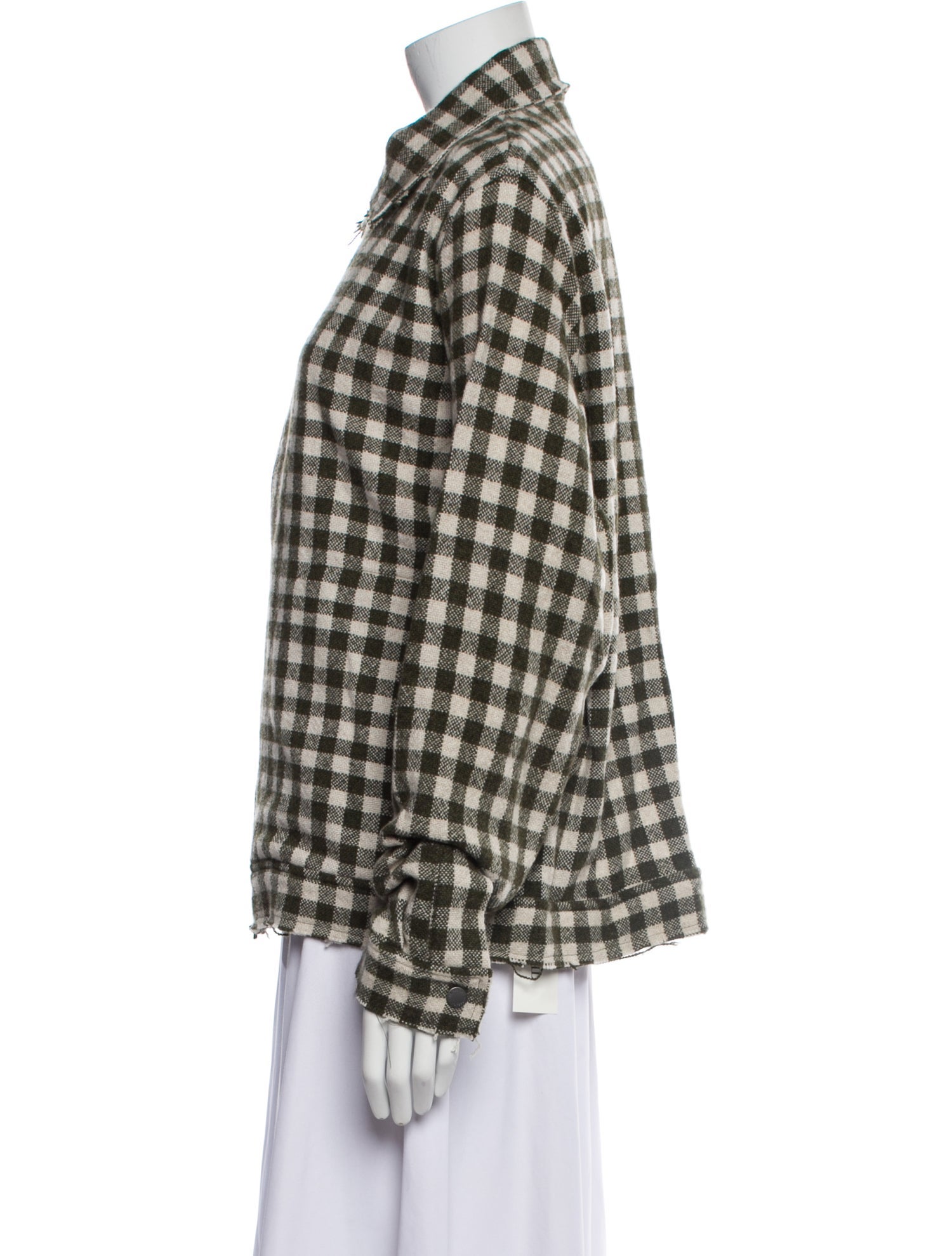The Elder Statesman Cashmere Plaid Print Blazer w/ Tags