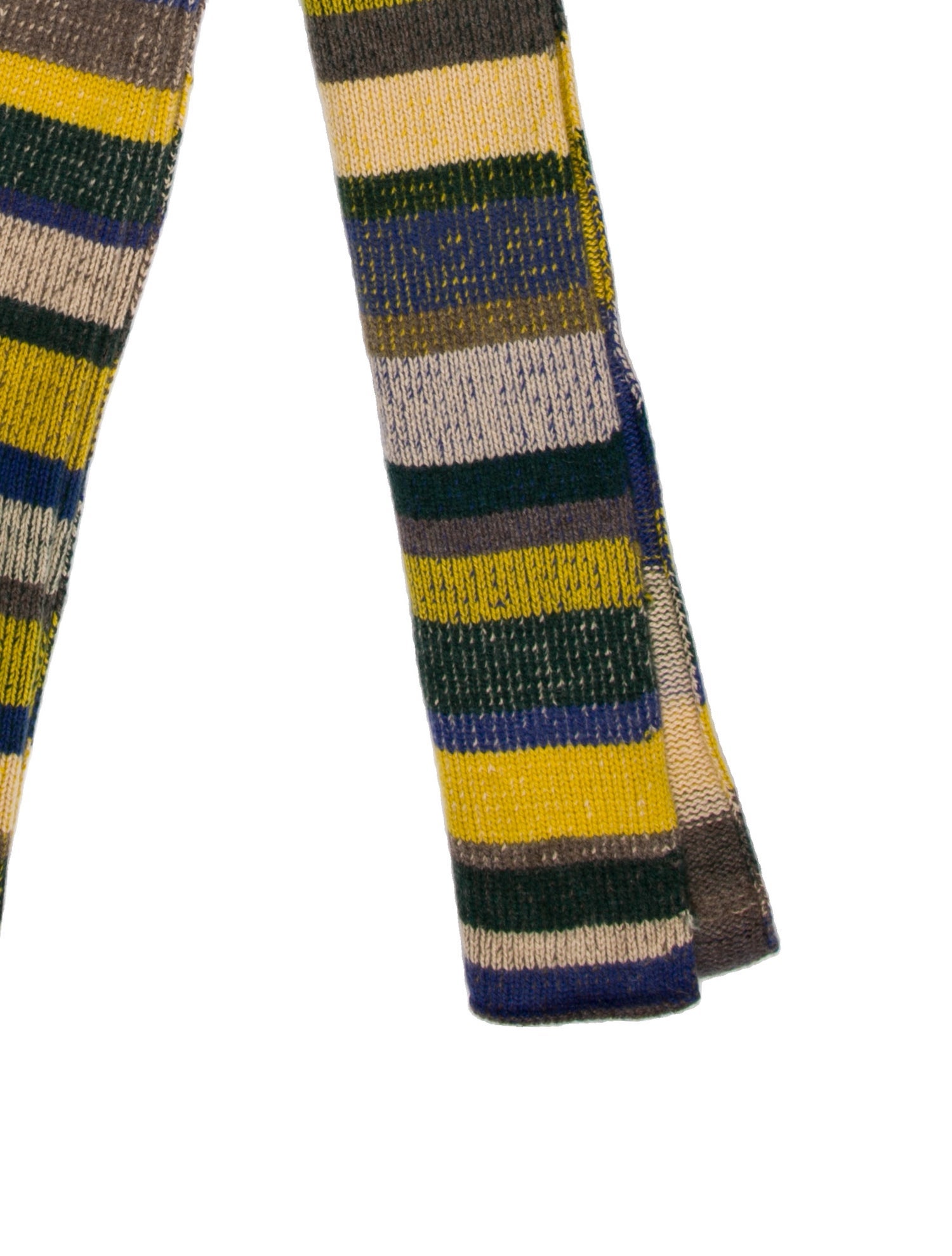 The Elder Statesman Striped Scarf