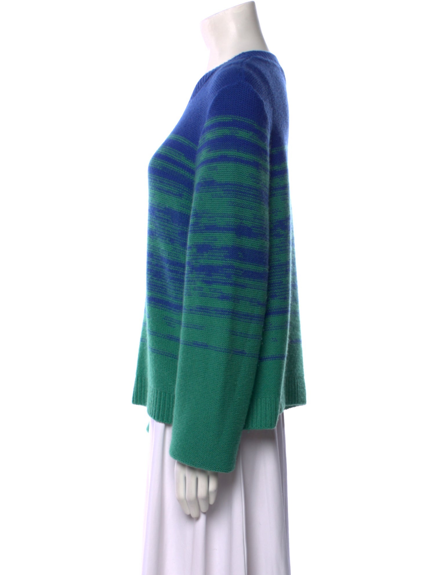 The Elder Statesman Cashmere Striped Sweater