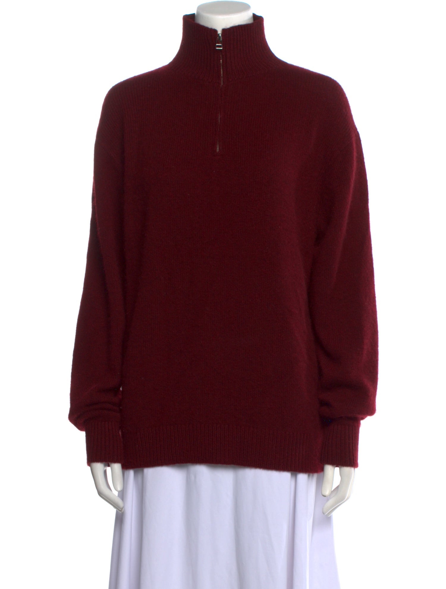 The Elder Statesman Cashmere Mock Neck Sweater
