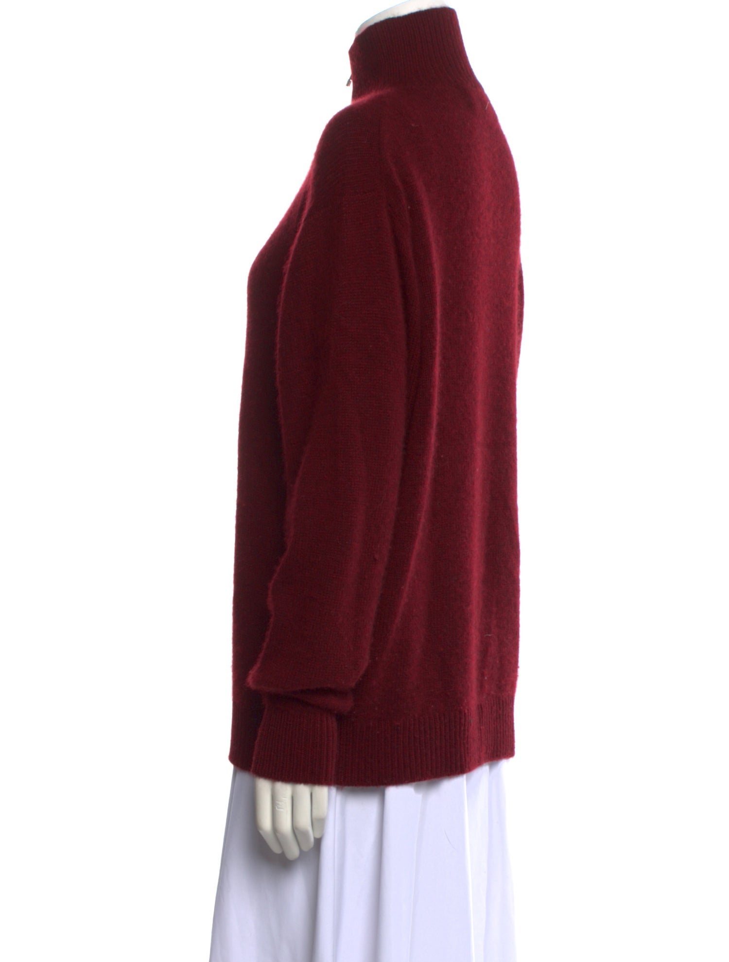 The Elder Statesman Cashmere Mock Neck Sweater