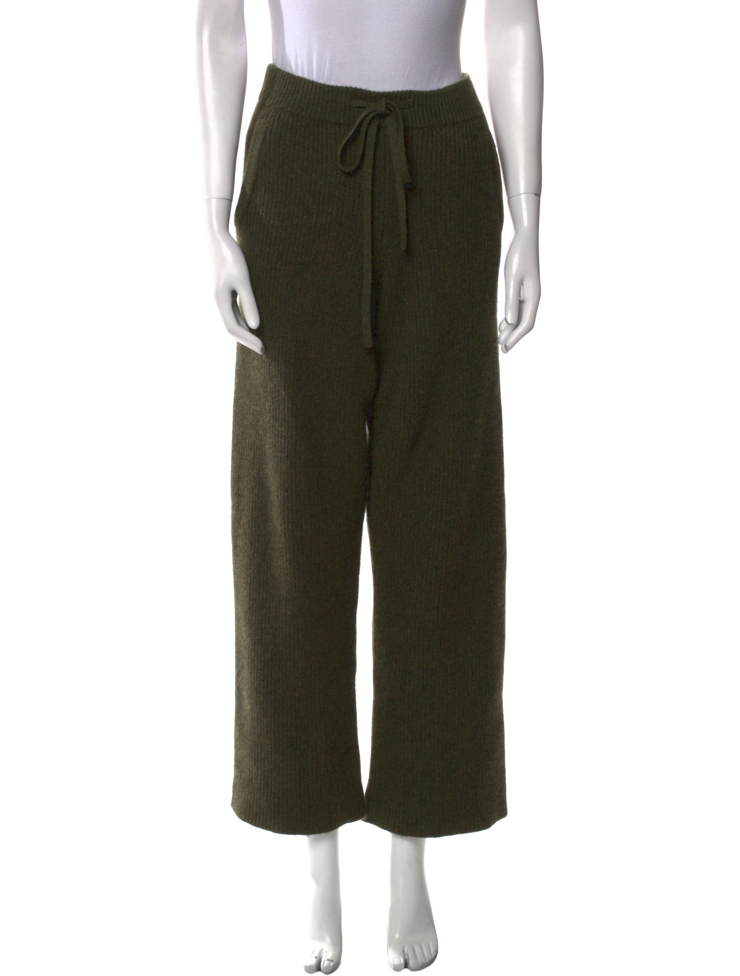 The Elder Statesman Cashmere Wide Leg Pants