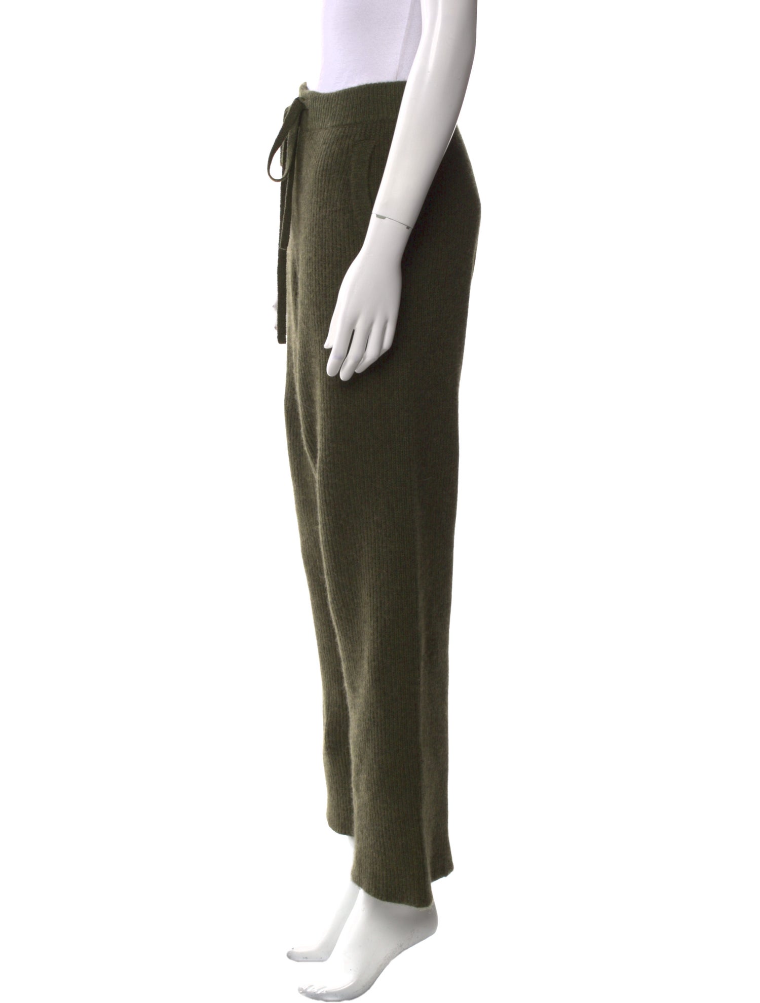 The Elder Statesman Cashmere Wide Leg Pants