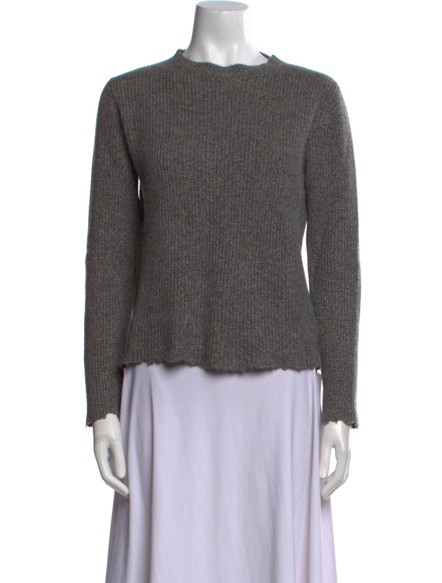 The Elder Statesman Cashmere Mock Neck Sweater