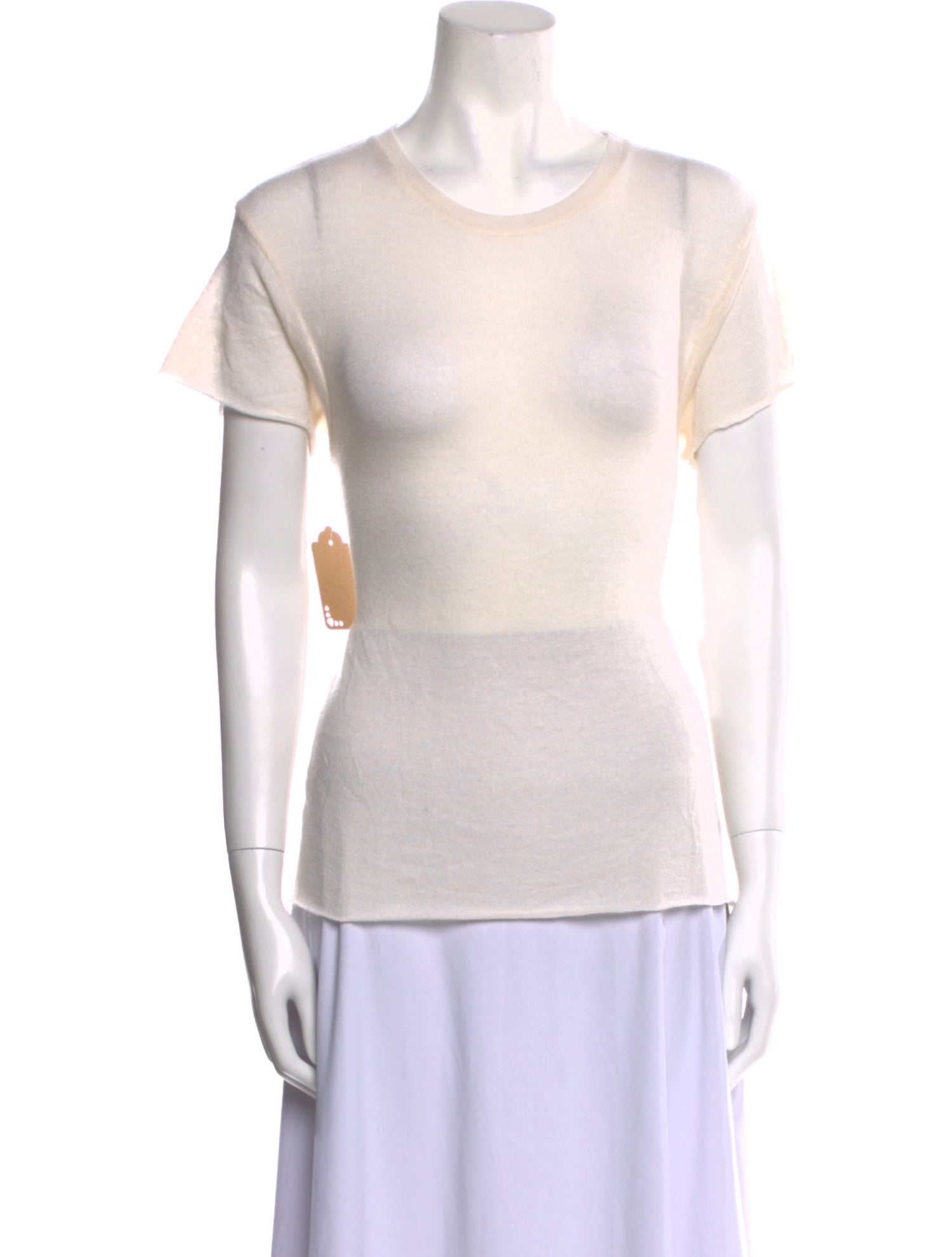 The Elder Statesman Cashmere Scoop Neck T-Shirt