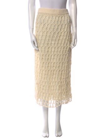 The Elder Statesman Midi Length Skirt