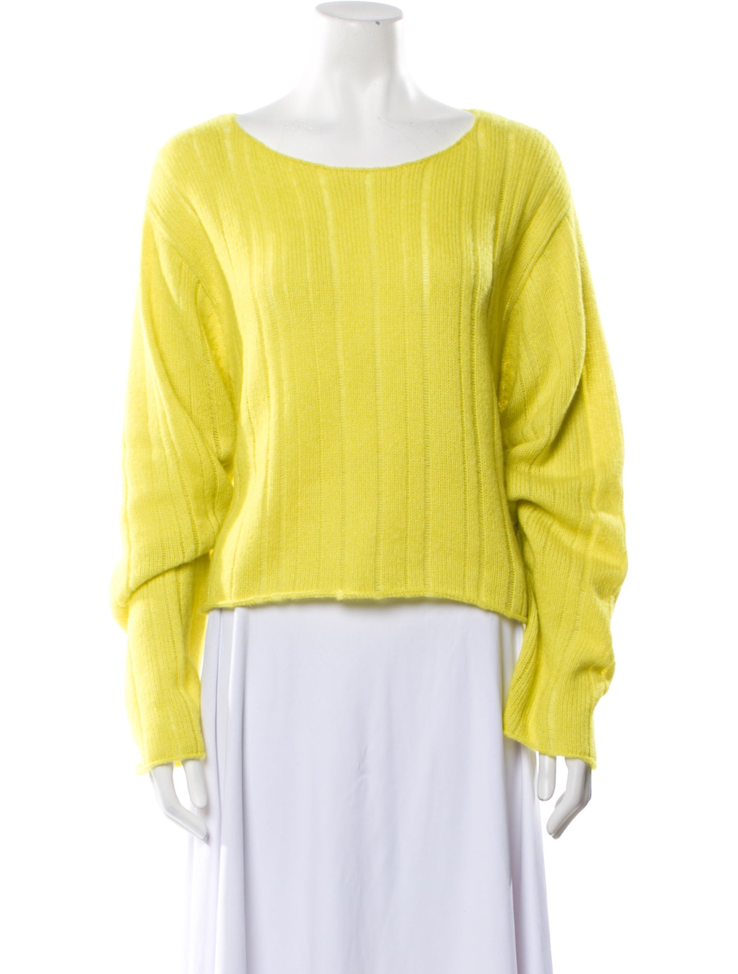 The Elder Statesman Cashmere Scoop Neck Sweater w/ Tags