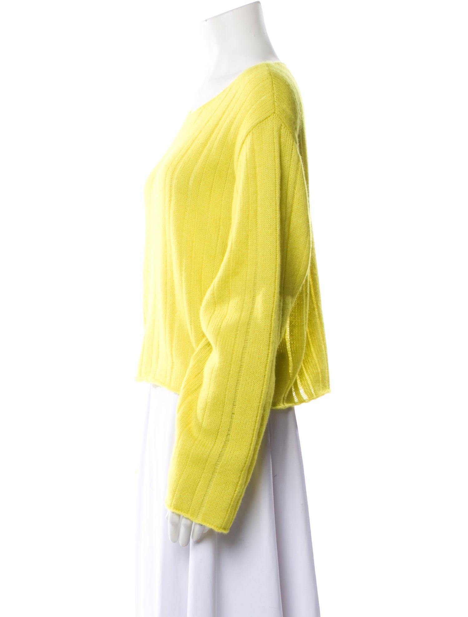 The Elder Statesman Cashmere Scoop Neck Sweater w/ Tags