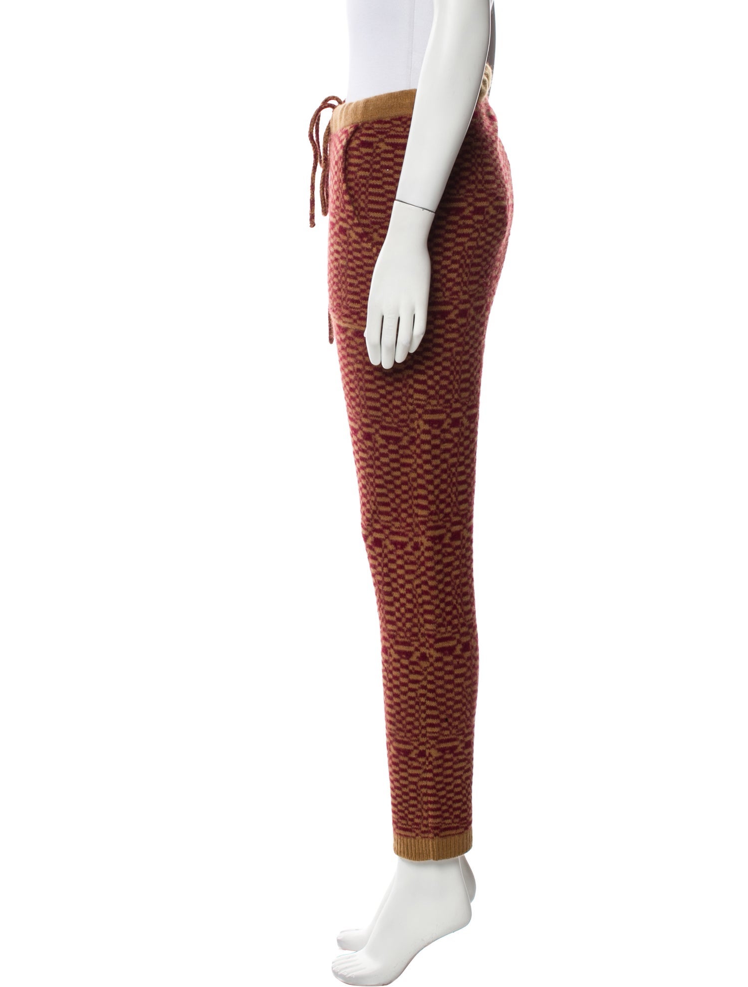 The Elder Statesman Cashmere Printed Sweatpants