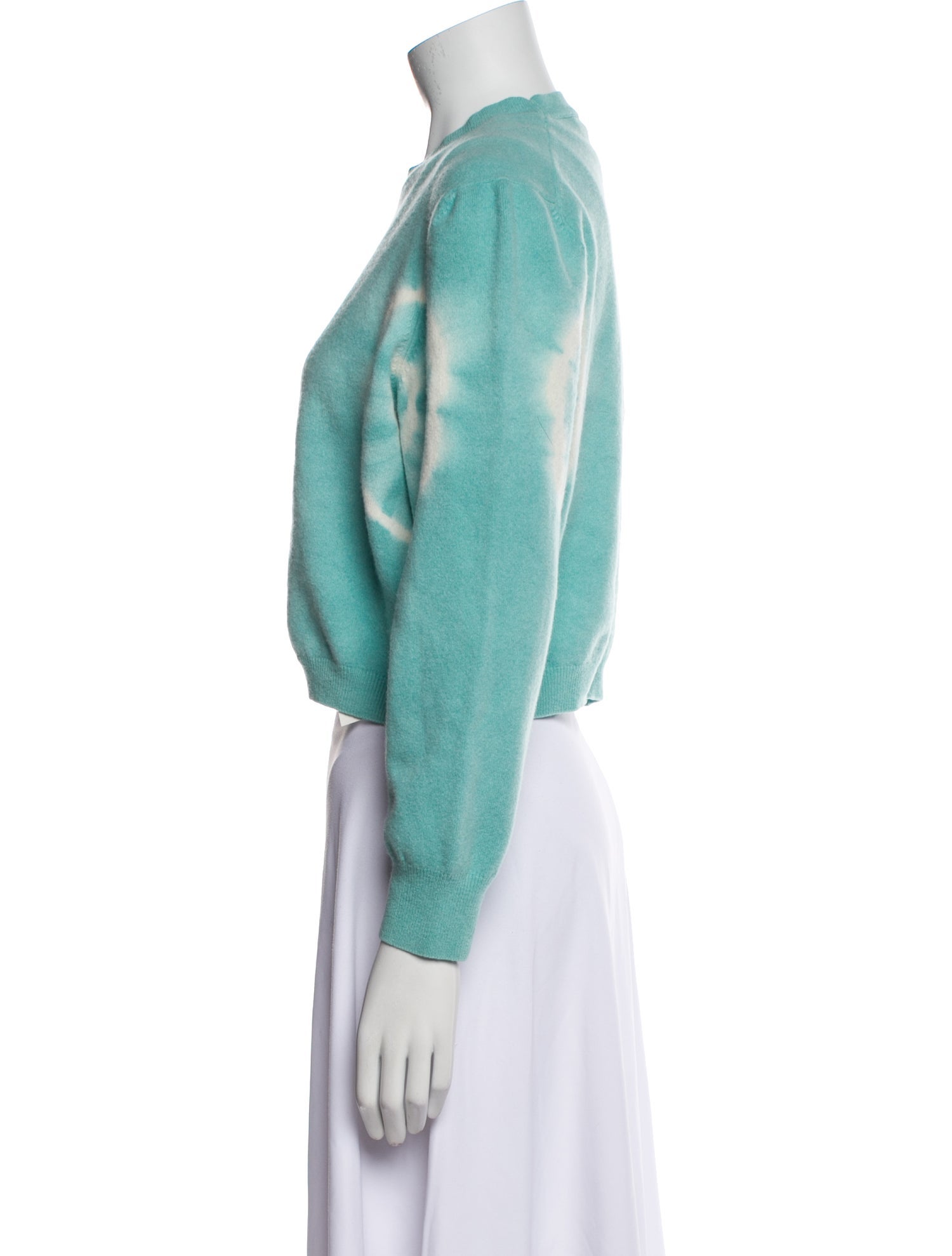 The Elder Statesman Merino Wool Tie-Dye Print Sweater