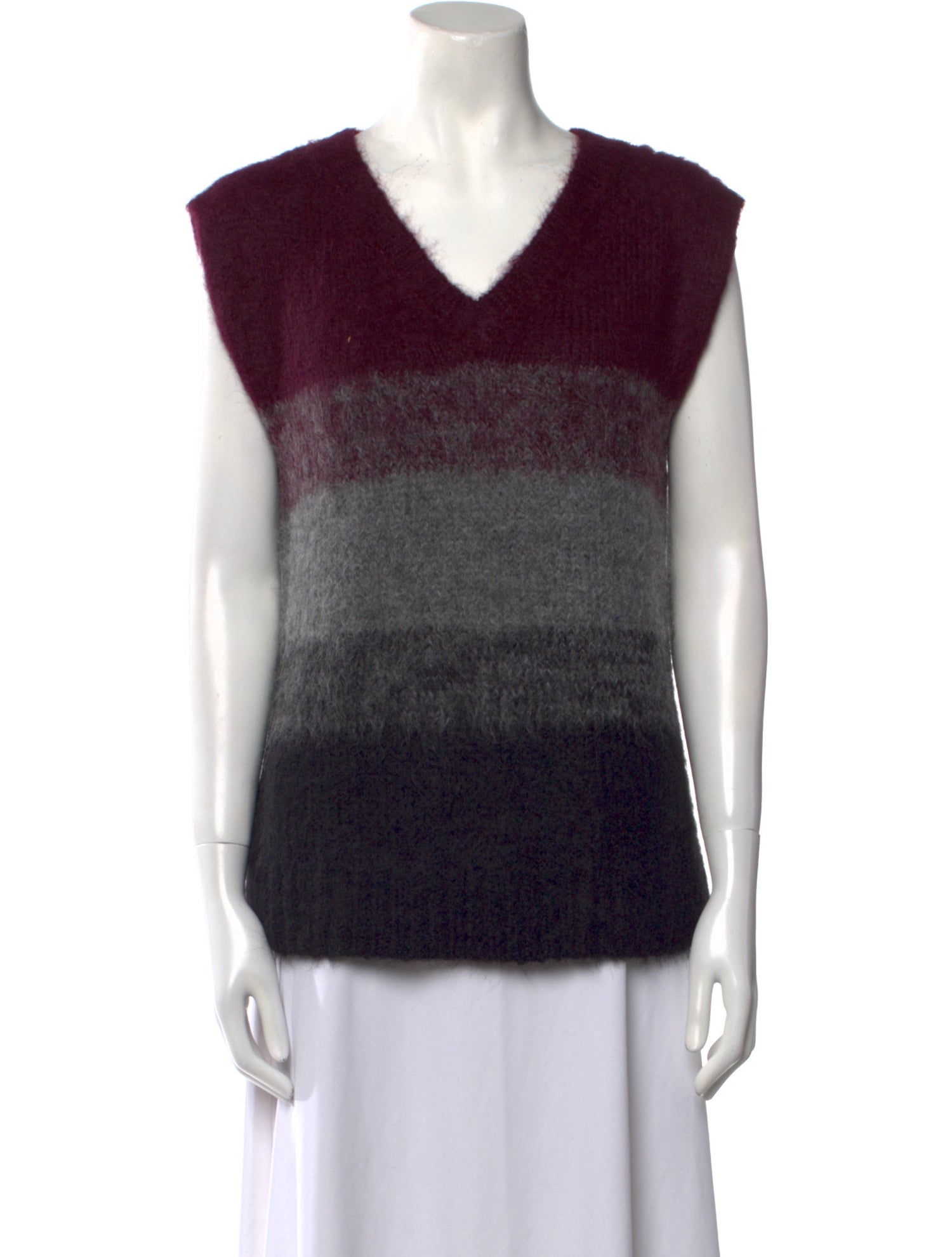 The Elder Statesman Wool Striped Sweater