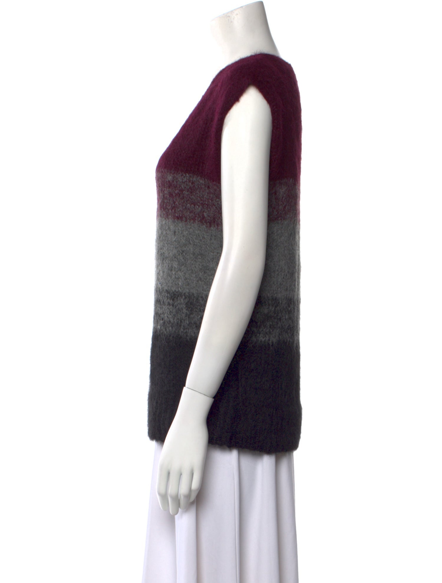 The Elder Statesman Wool Striped Sweater