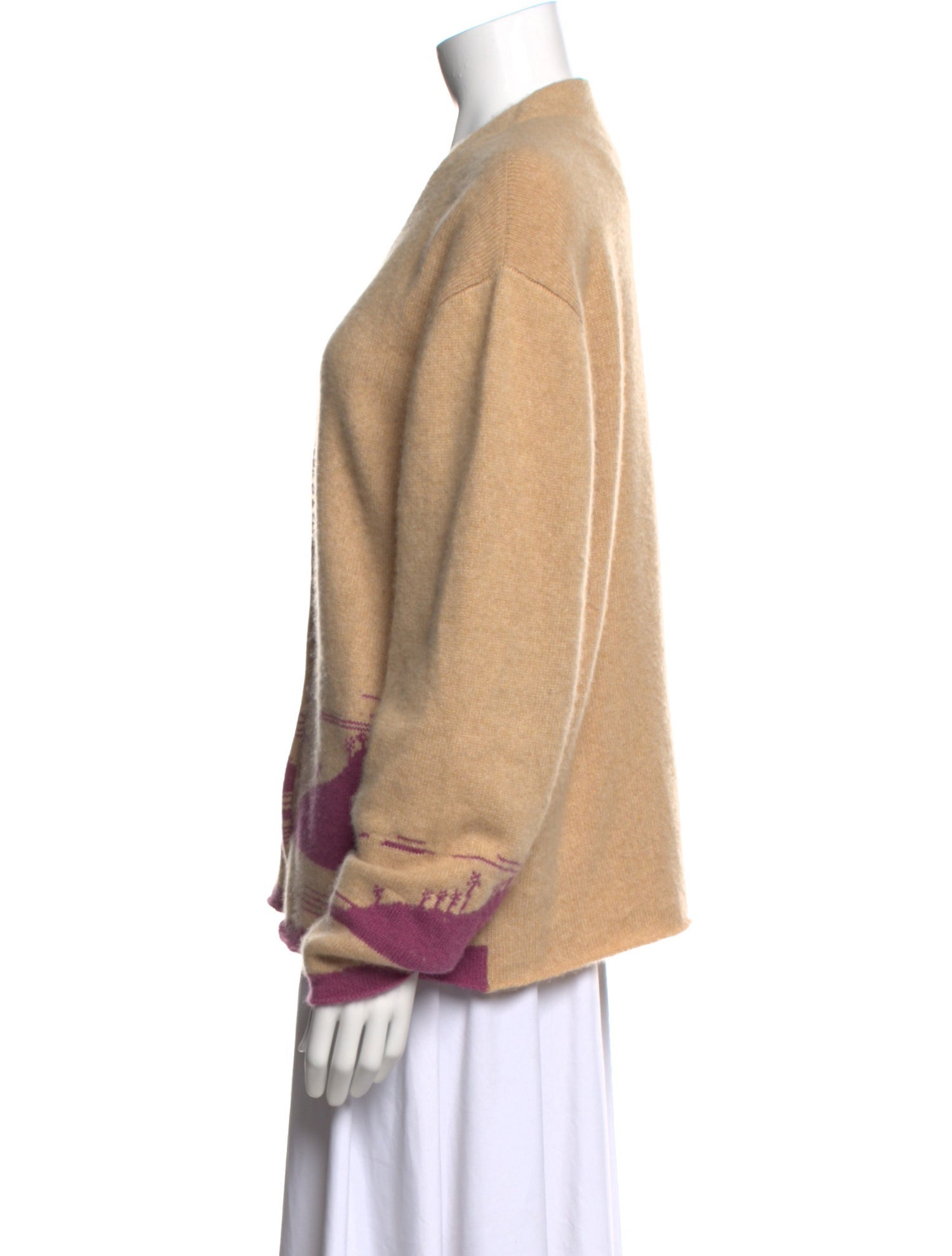 The Elder Statesman Cashmere Printed Sweater