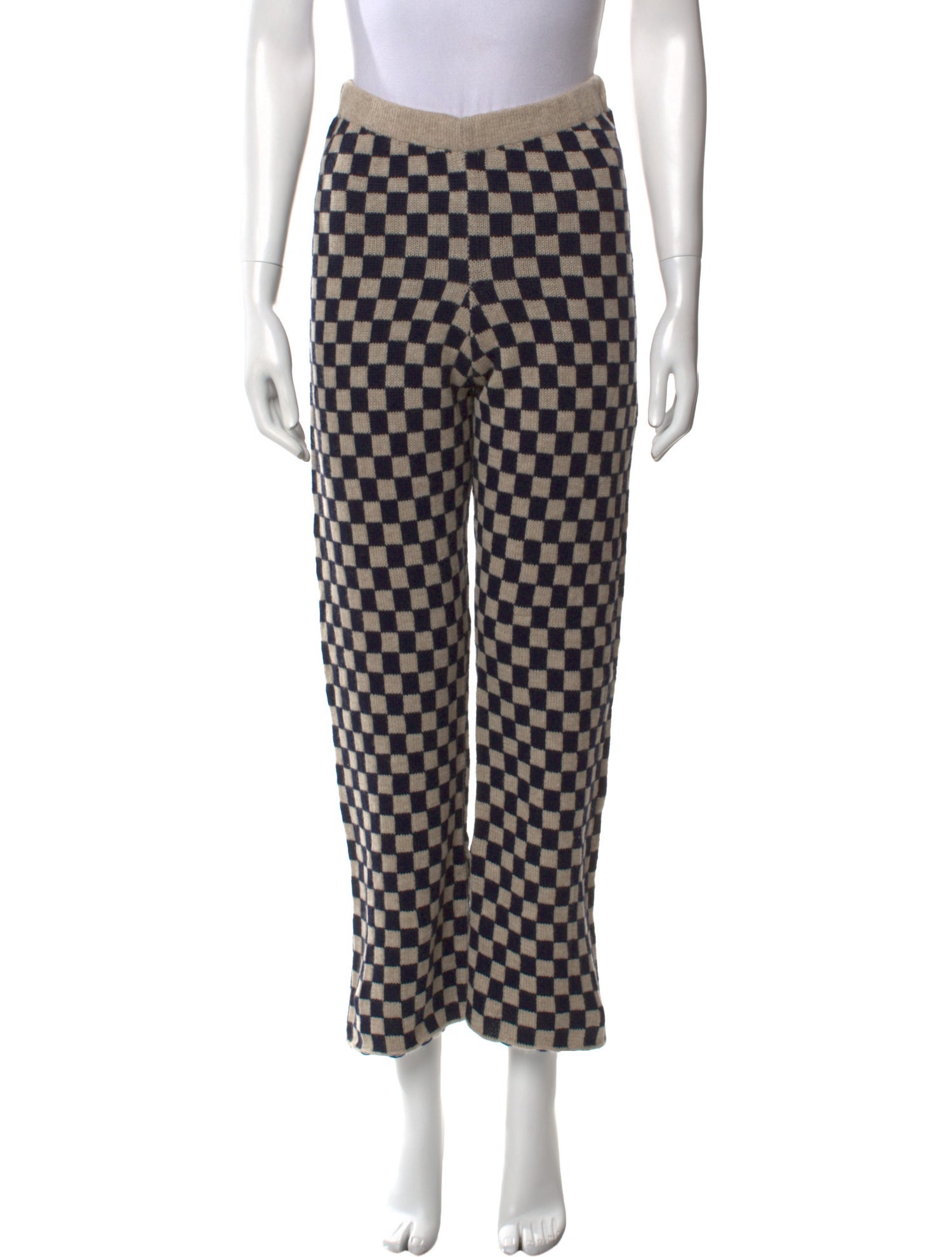 The Elder Statesman Cashmere Straight Leg Pants