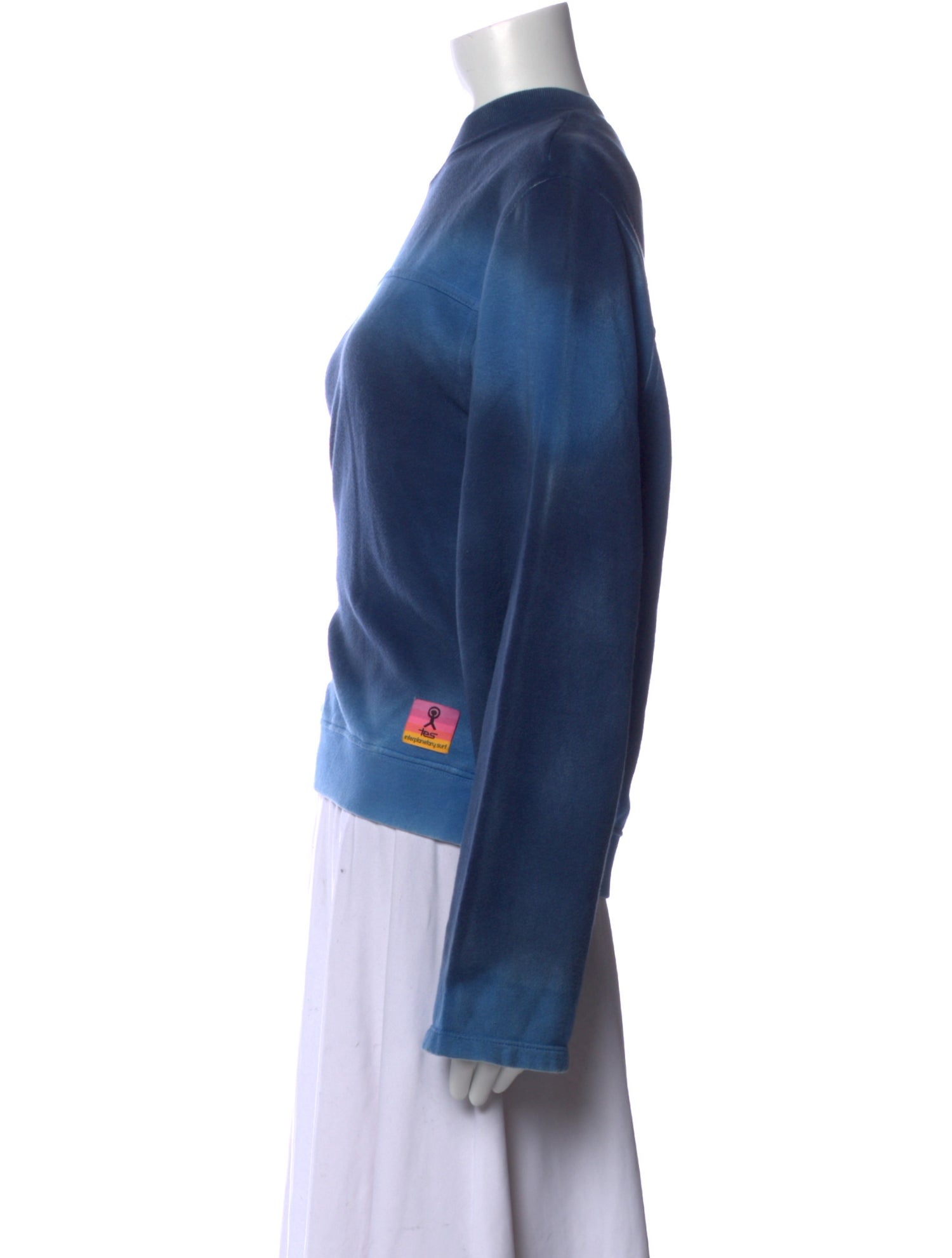 The Elder Statesman Crew Neck Long Sleeve Sweatshirt