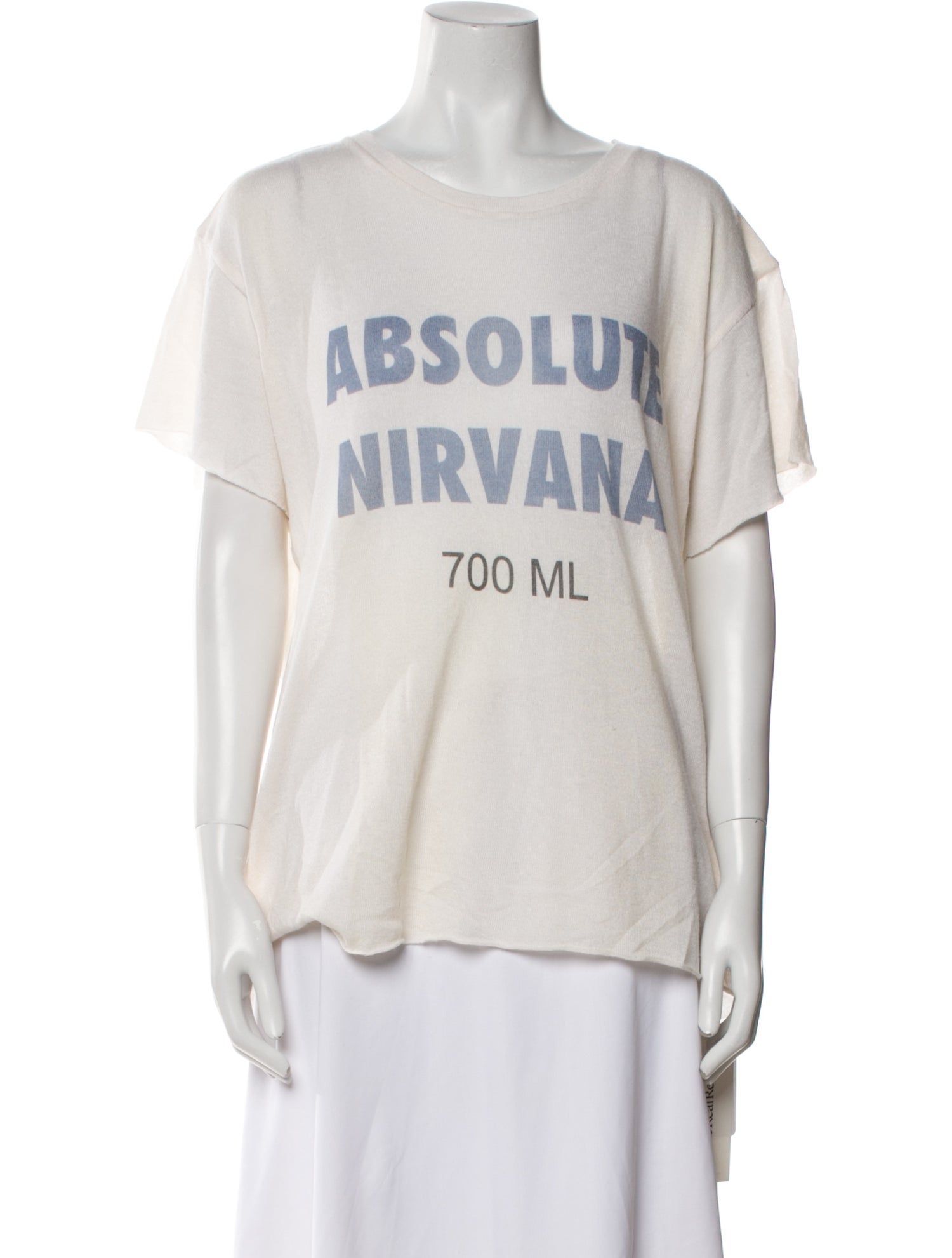 The Elder Statesman Cashmere Graphic Print T-Shirt