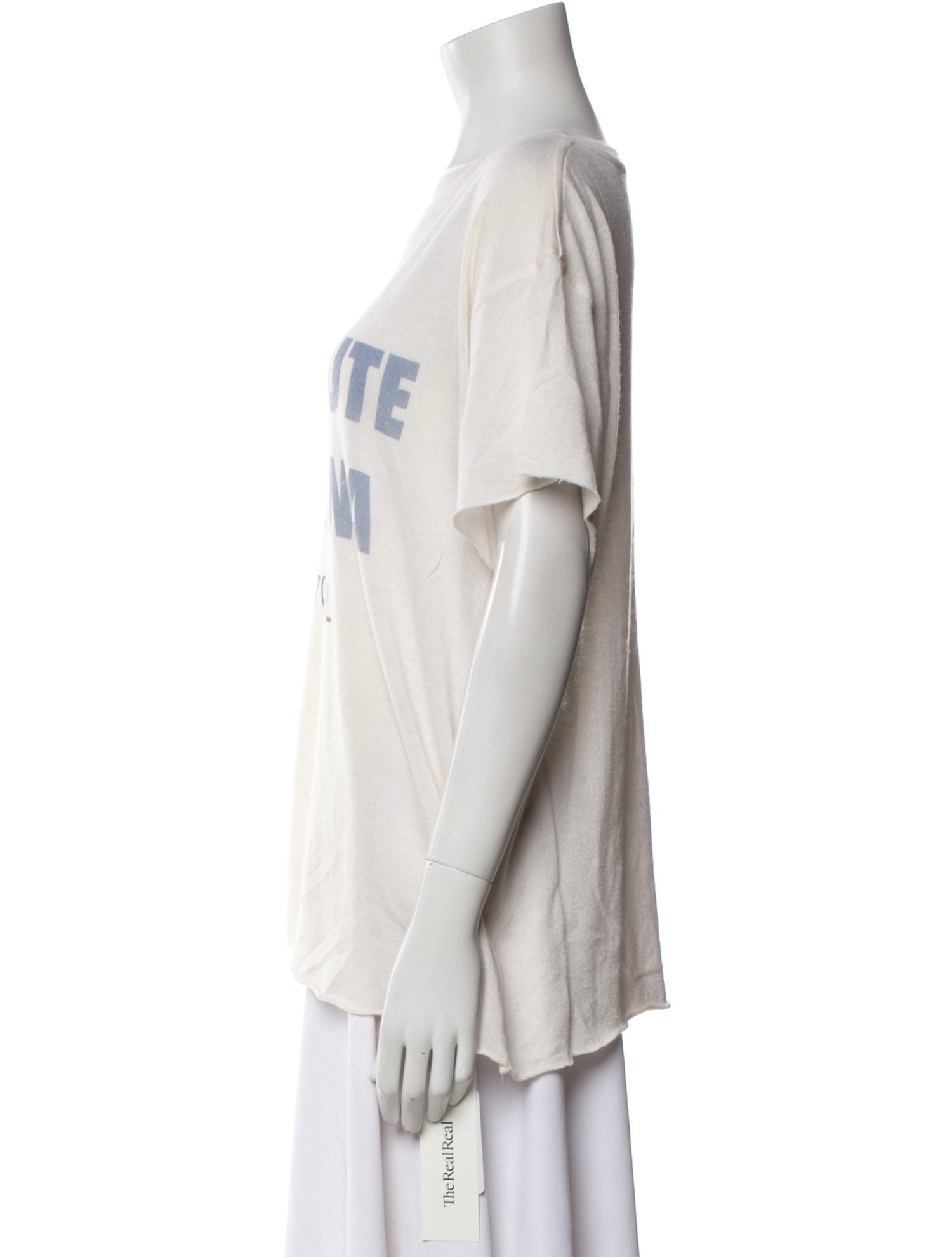 The Elder Statesman Cashmere Graphic Print T-Shirt