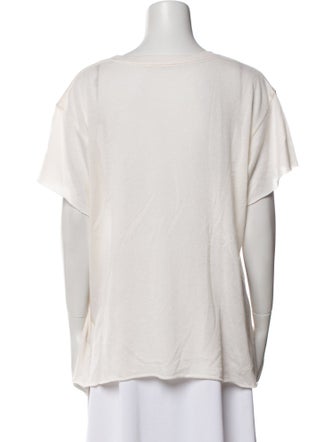 The Elder Statesman Cashmere Graphic Print T-Shirt