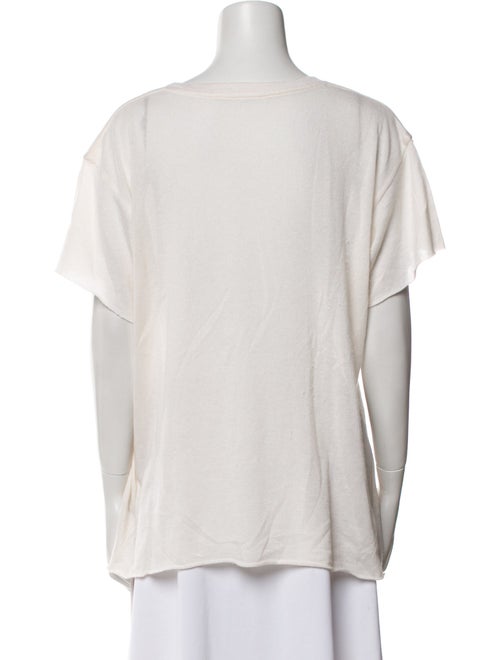 The Elder Statesman Cashmere Graphic Print T-Shirt