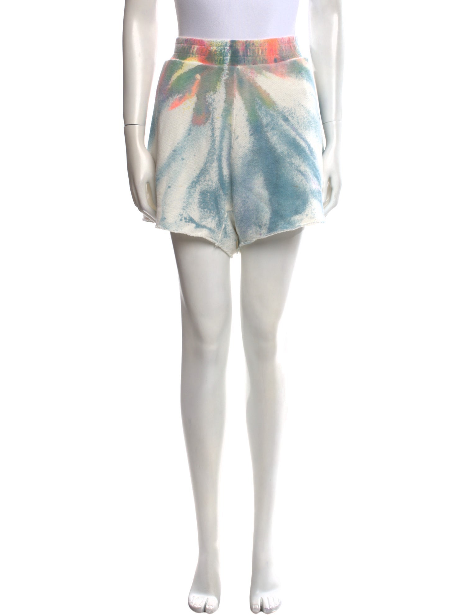 The Elder Statesman Printed Mini Shorts