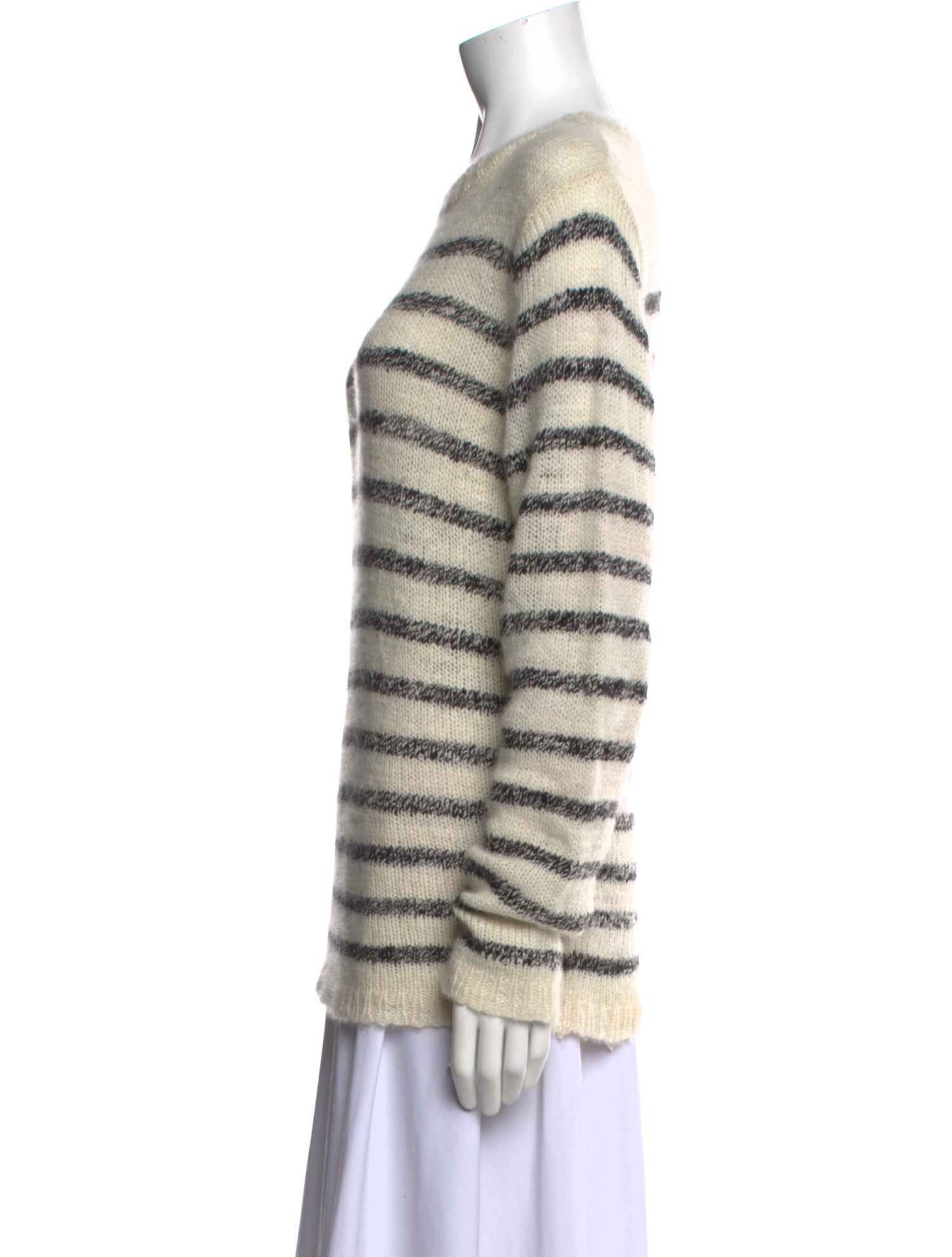 The Elder Statesman Cashmere Striped Sweater
