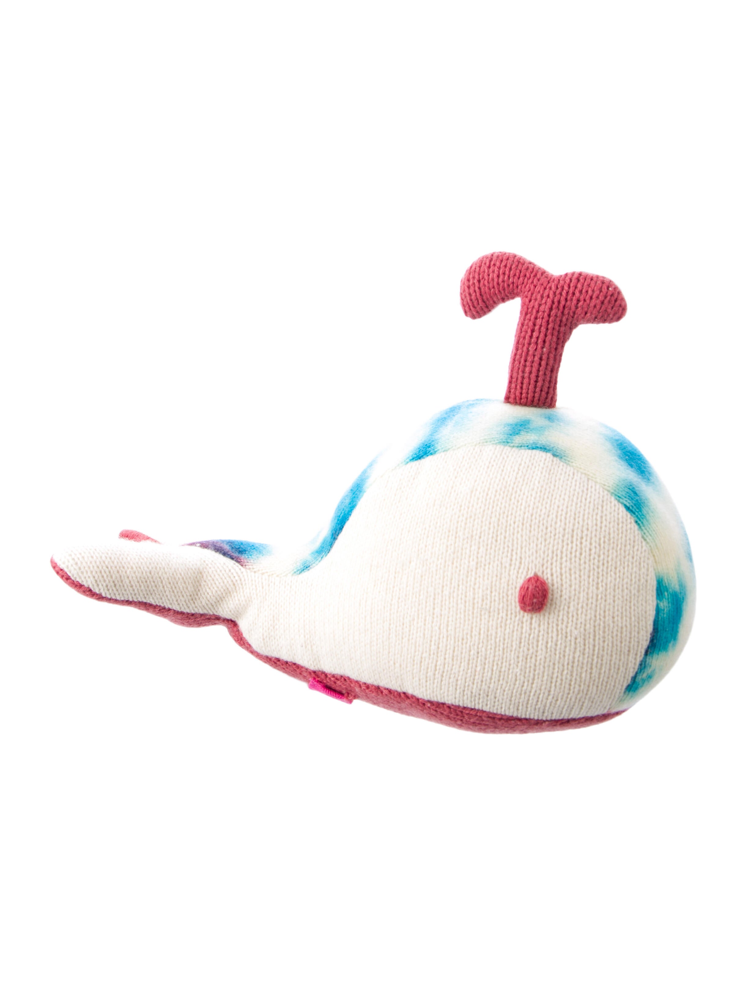The Elder Statesman Cashmere Knit Whale Plush
