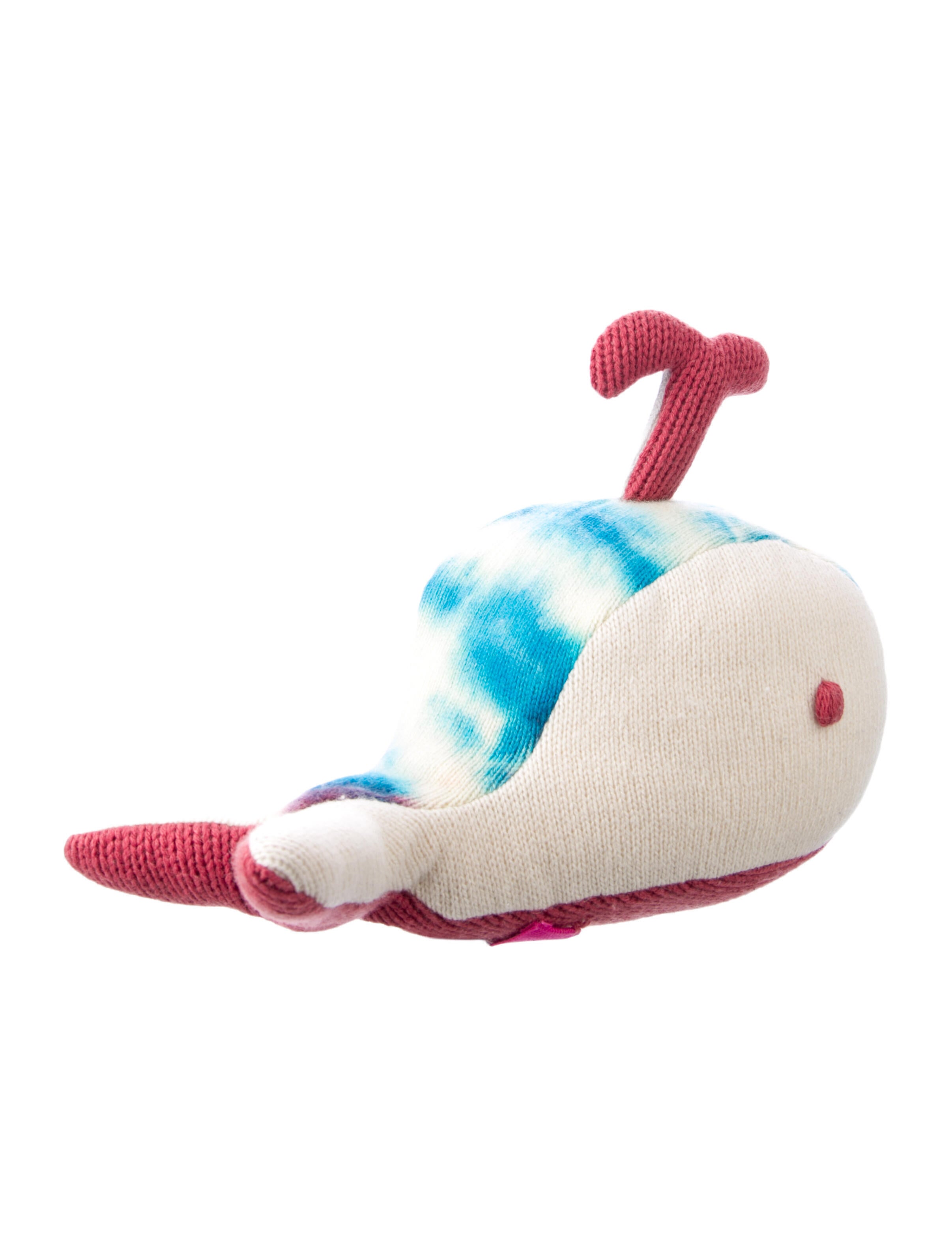 The Elder Statesman Cashmere Knit Whale Plush