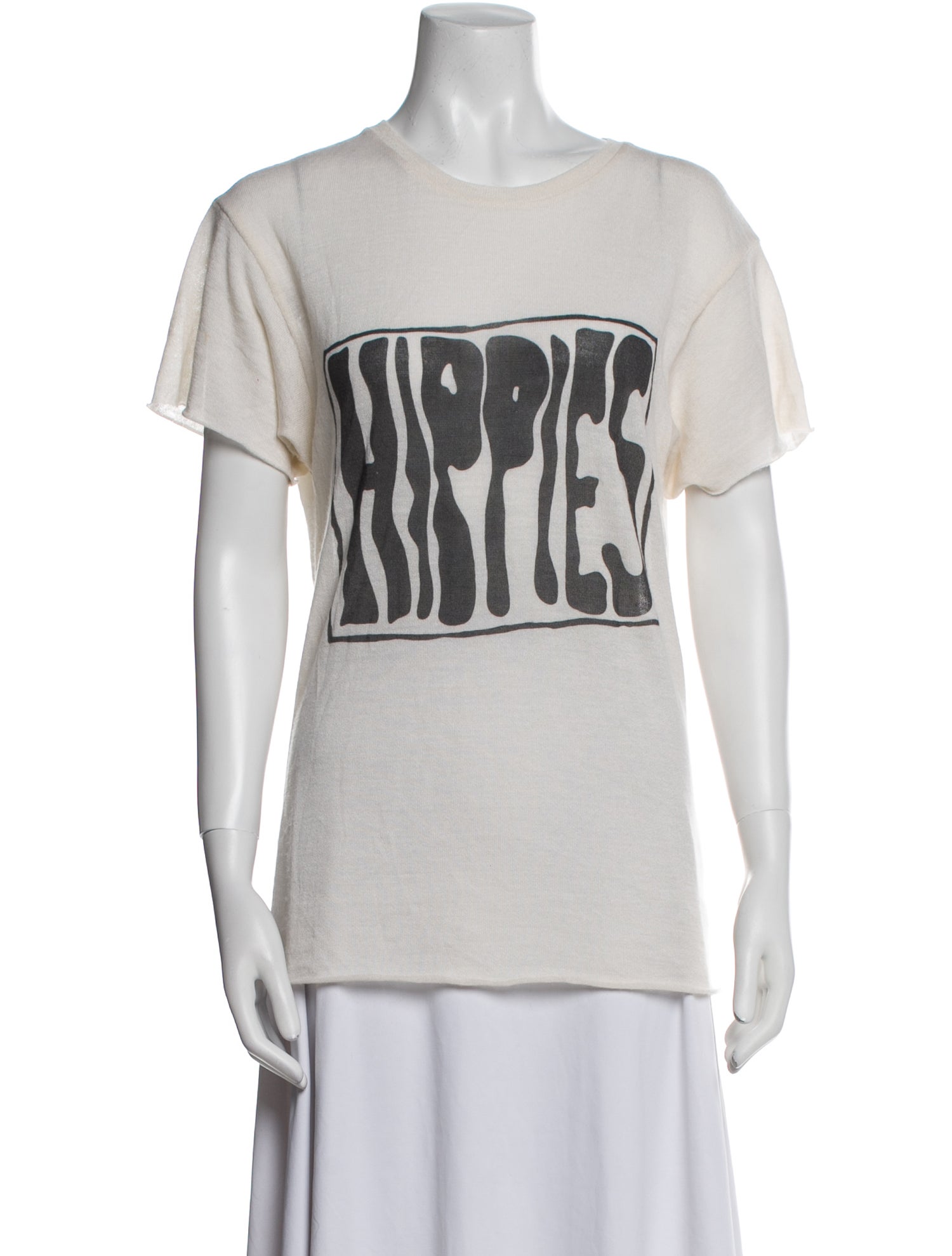 The Elder Statesman Cashmere Graphic Print T-Shirt