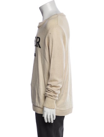 The Elder Statesman Cashmere Graphic Print Pullover