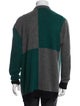 The Elder Statesman Cashmere Colorblock Pattern Cardigan