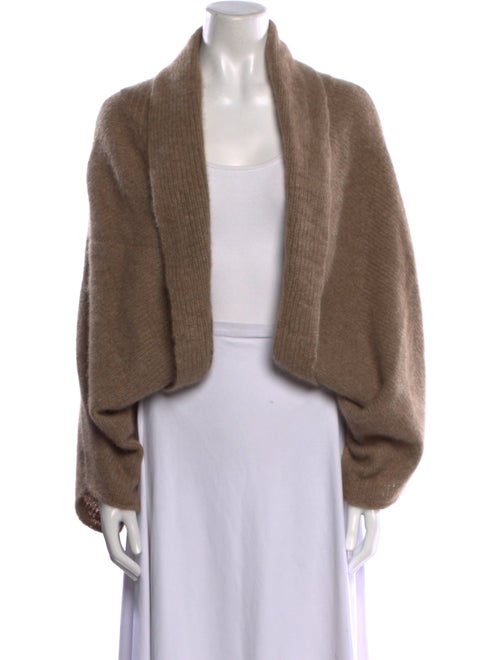 The Elder Statesman Cashmere Open Front Sweater