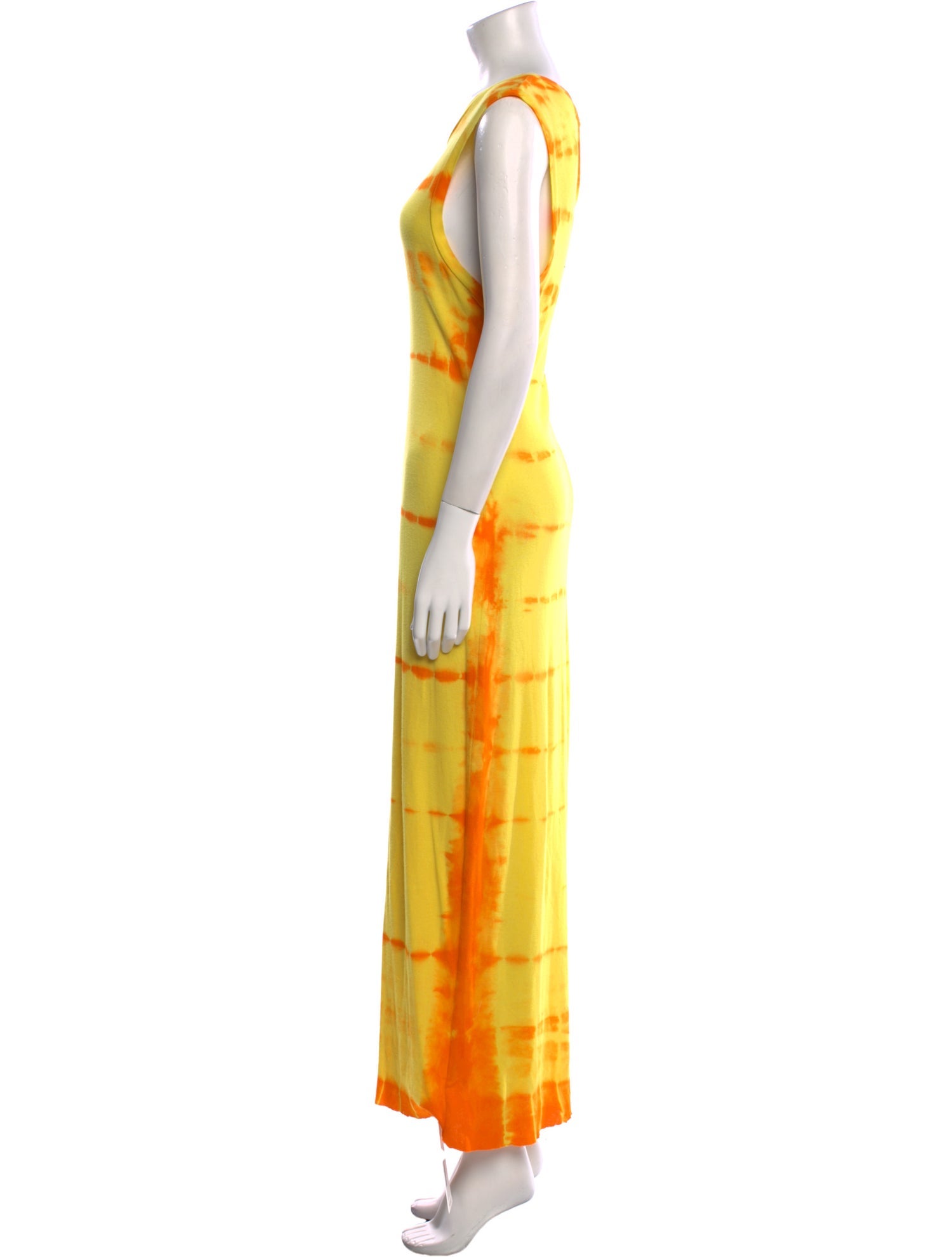 The Elder Statesman Tie-Dye Print Long Dress