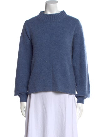 The Elder Statesman Cashmere Mock Neck Sweater