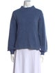 The Elder Statesman Cashmere Mock Neck Sweater